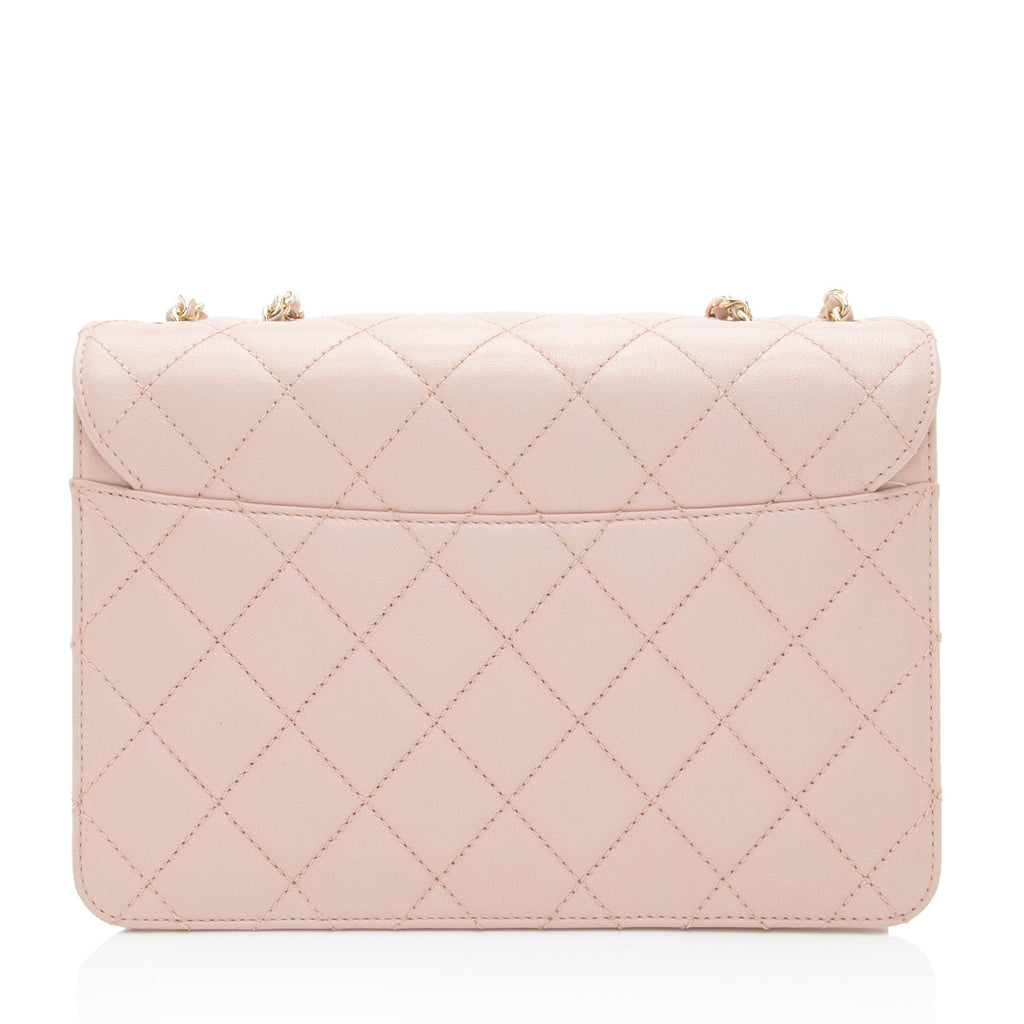 Chanel Sheepskin Beauty Lock Small Flap Bag