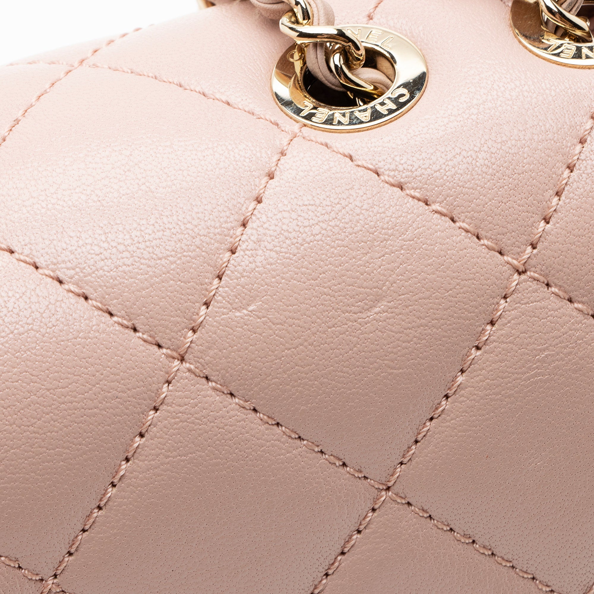 Chanel Sheepskin Beauty Lock Small Flap Bag