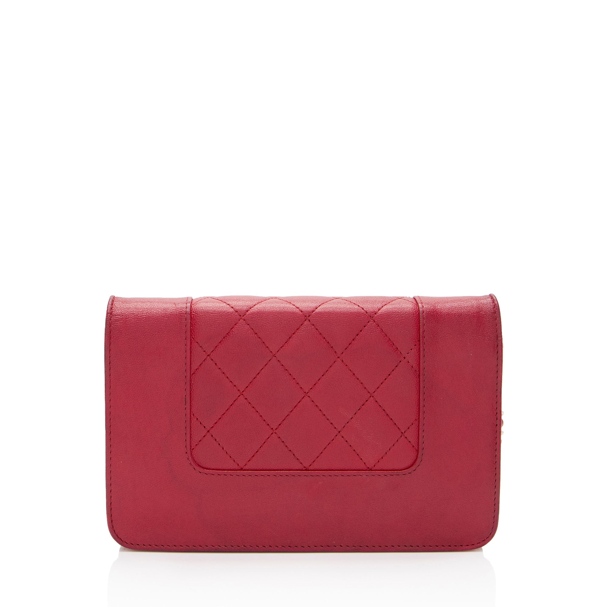 Chanel Sheepskin Mademoiselle Vintage Wallet on Chain