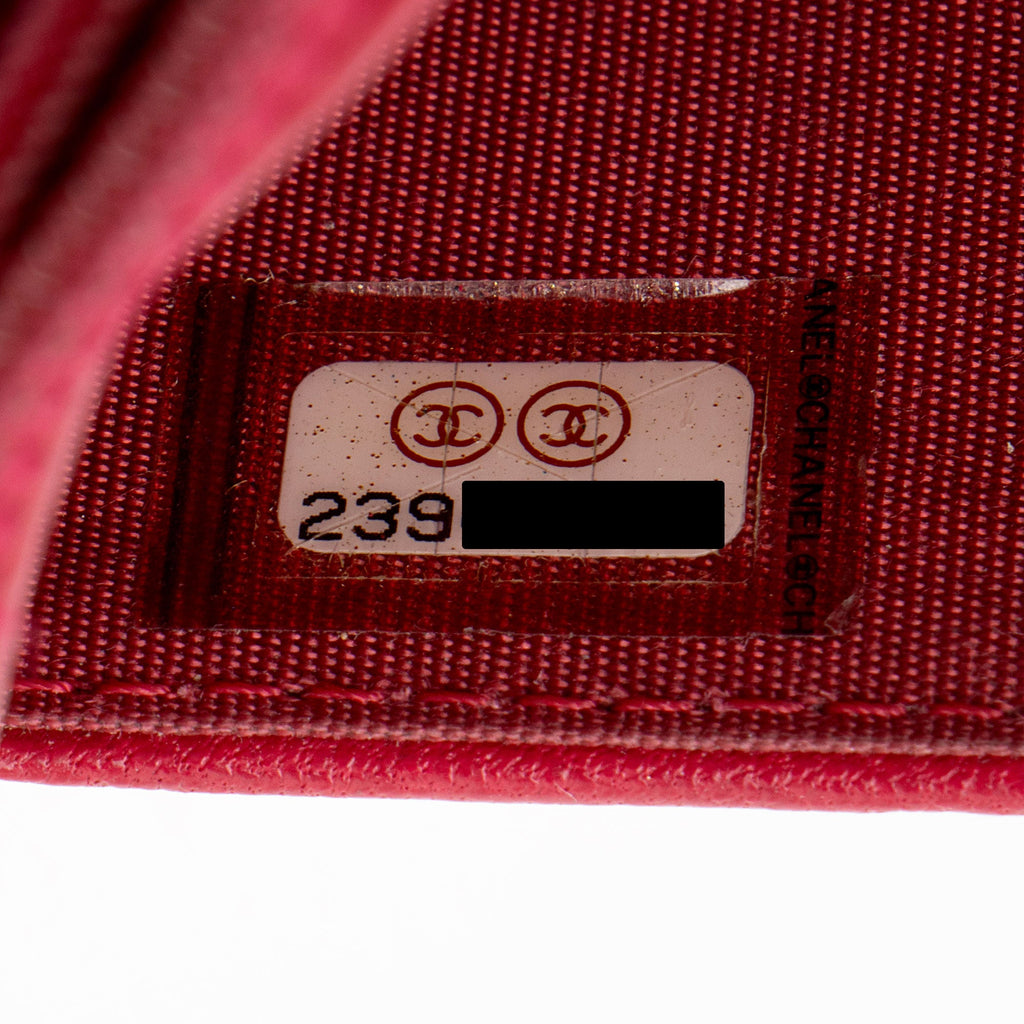 Chanel Sheepskin Mademoiselle Vintage Wallet on Chain
