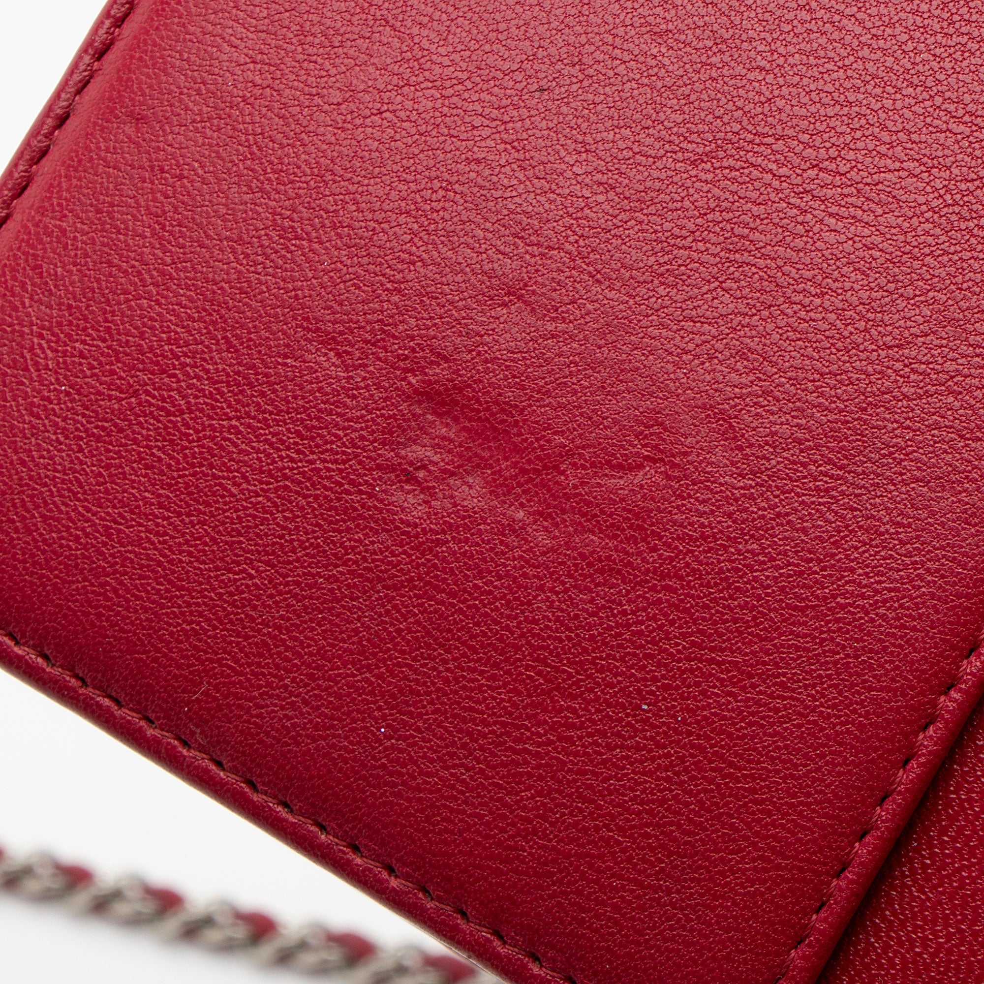 Chanel Sheepskin Mademoiselle Vintage Wallet on Chain