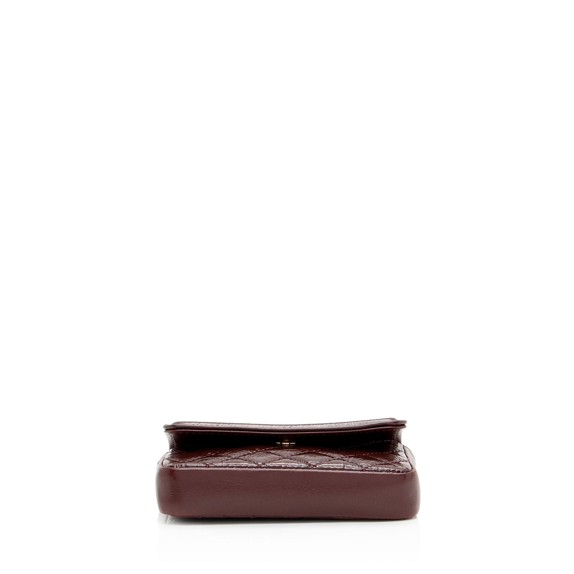 Chanel Shiny Aged Calfskin Flap Belt Bag (SHF-lqkDBp)