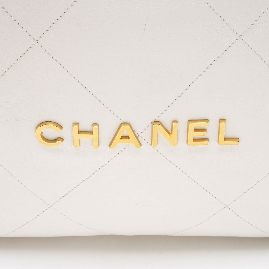 Chanel Shiny Calfskin Chanel 22 Medium Shoulder Bag