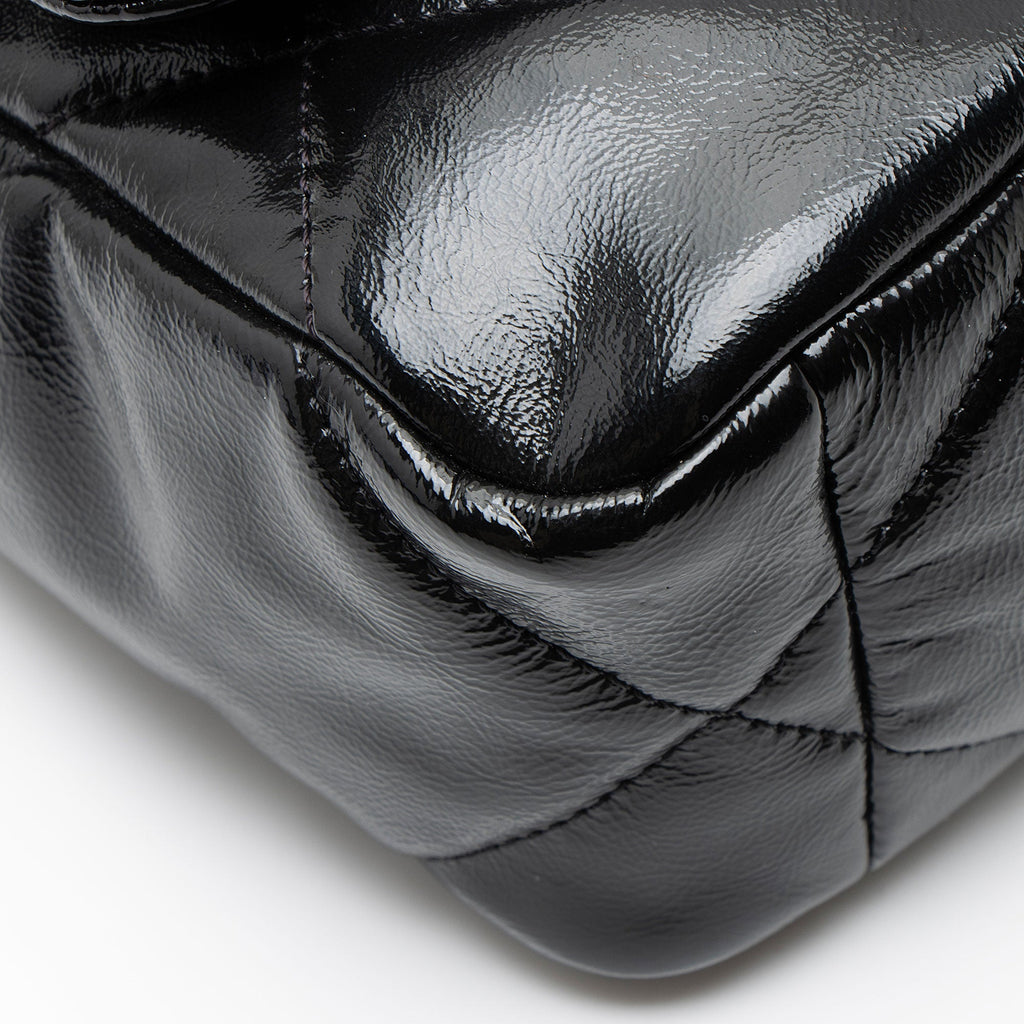 Chanel Shiny Crumpled Calfskin 19 Medium Flap Shoulder Bag