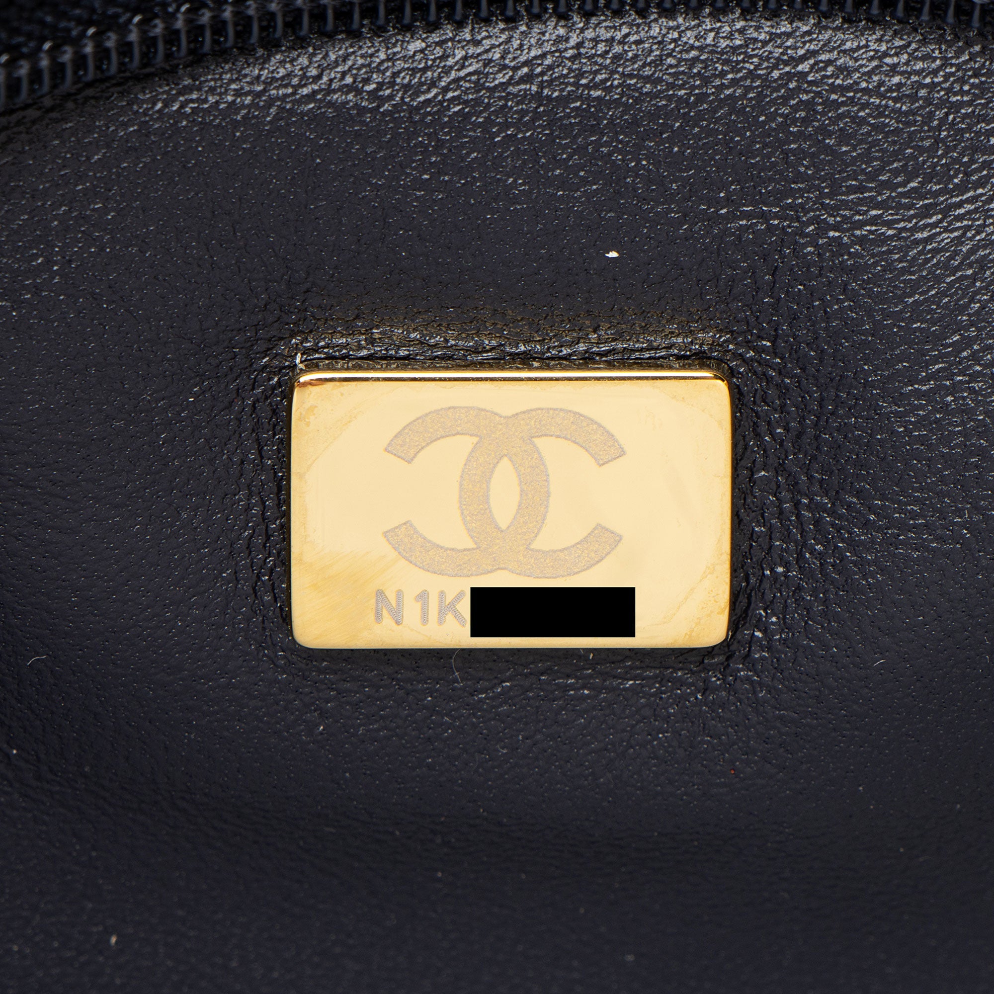 Chanel Shiny Crumpled Calfskin Shearling 19 Medium Flap Shoulder Bag