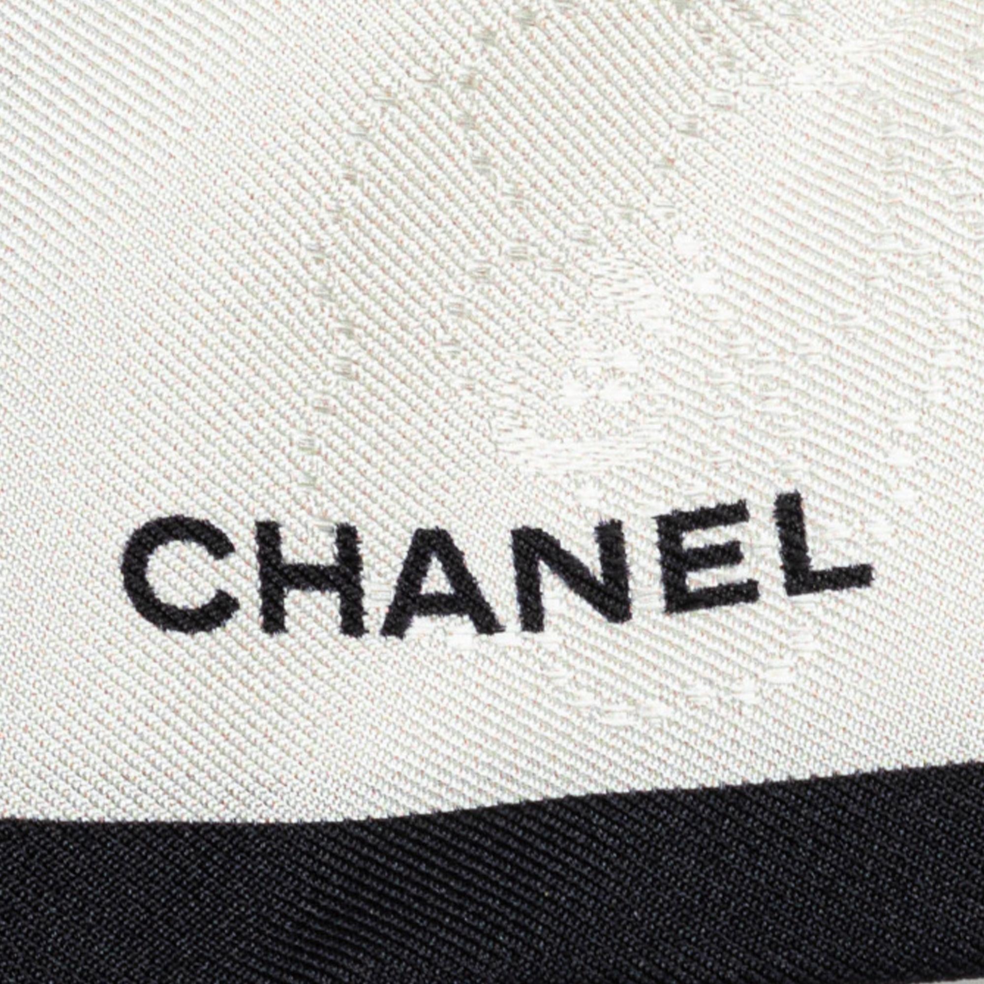 Chanel Silk CC Bow Scrunchie (SHG-AINwNO)