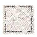 Chanel Silk Camellia CC Square Scarf (SHF-uNAJam)