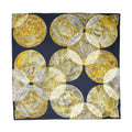 Chanel Silk Camellia Moons 90cm Scarf