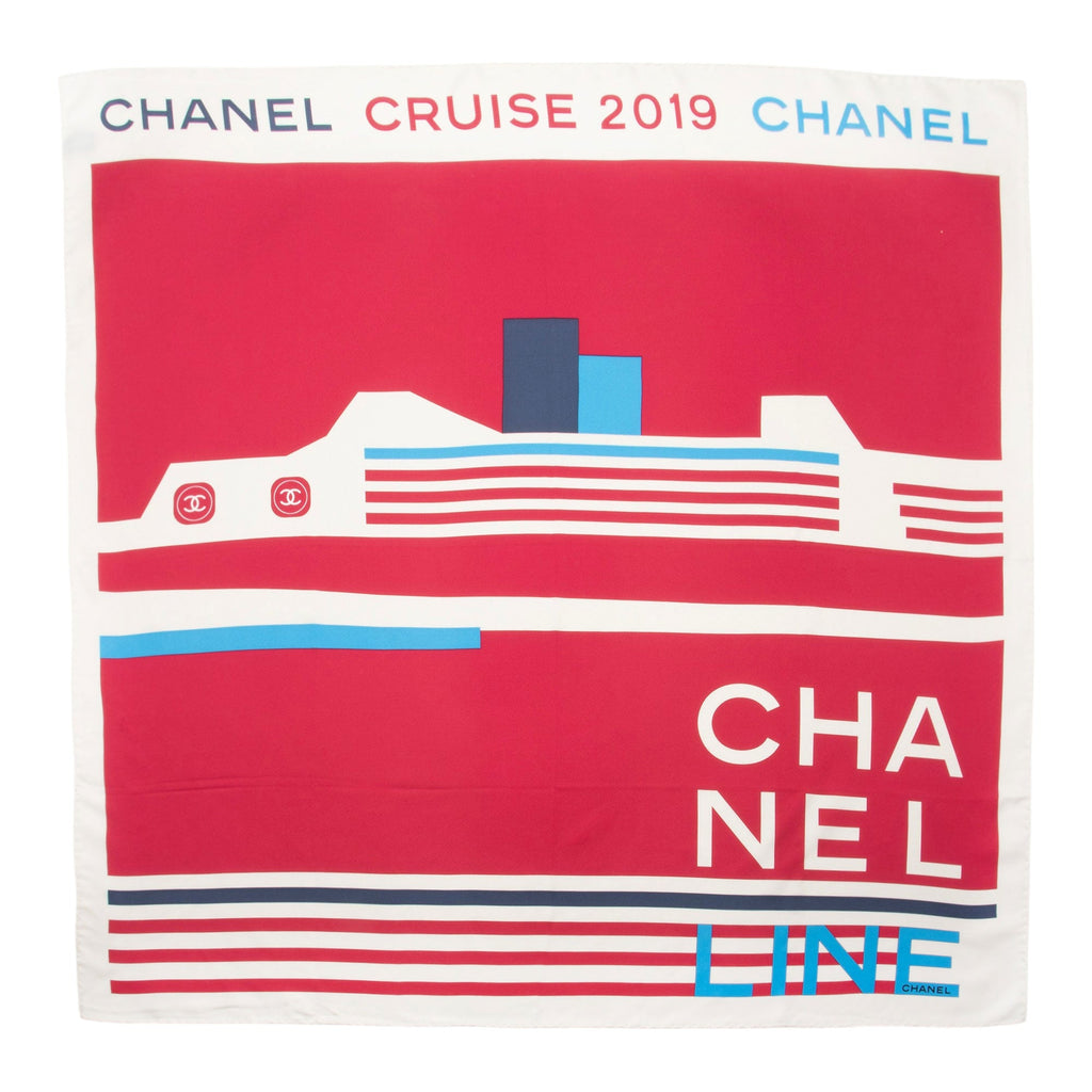 Chanel Silk Cruise 90cm Scarf (SHF-pYpqtW)