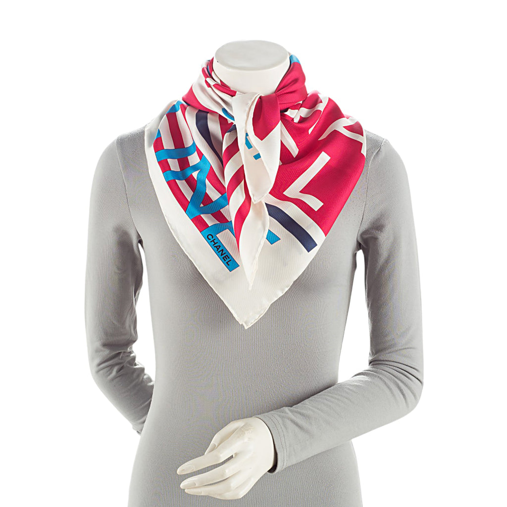 Chanel Silk Cruise 90cm Scarf (SHF-pYpqtW)