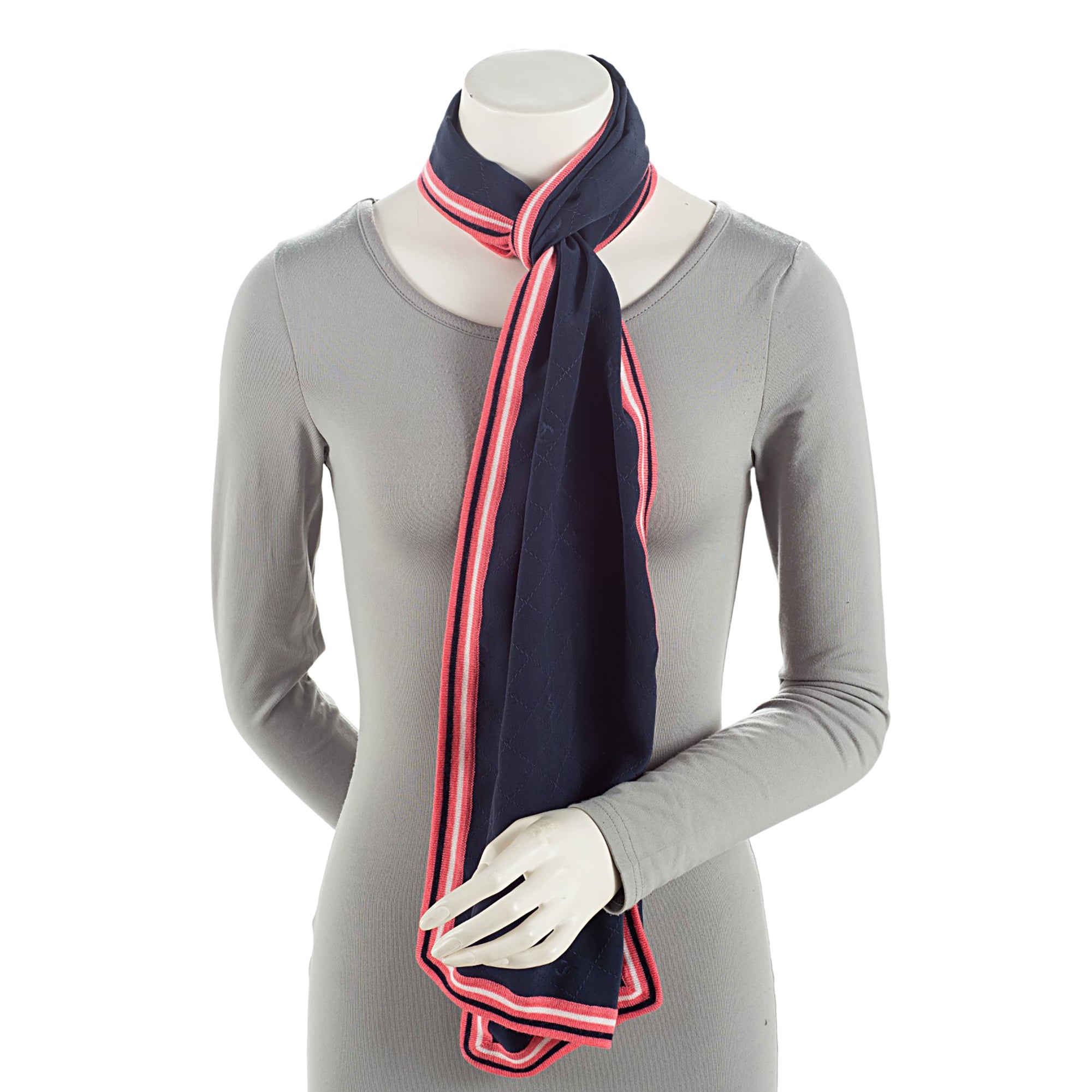 Chanel Silk Wool Scarf (SHF-GMZvuh)