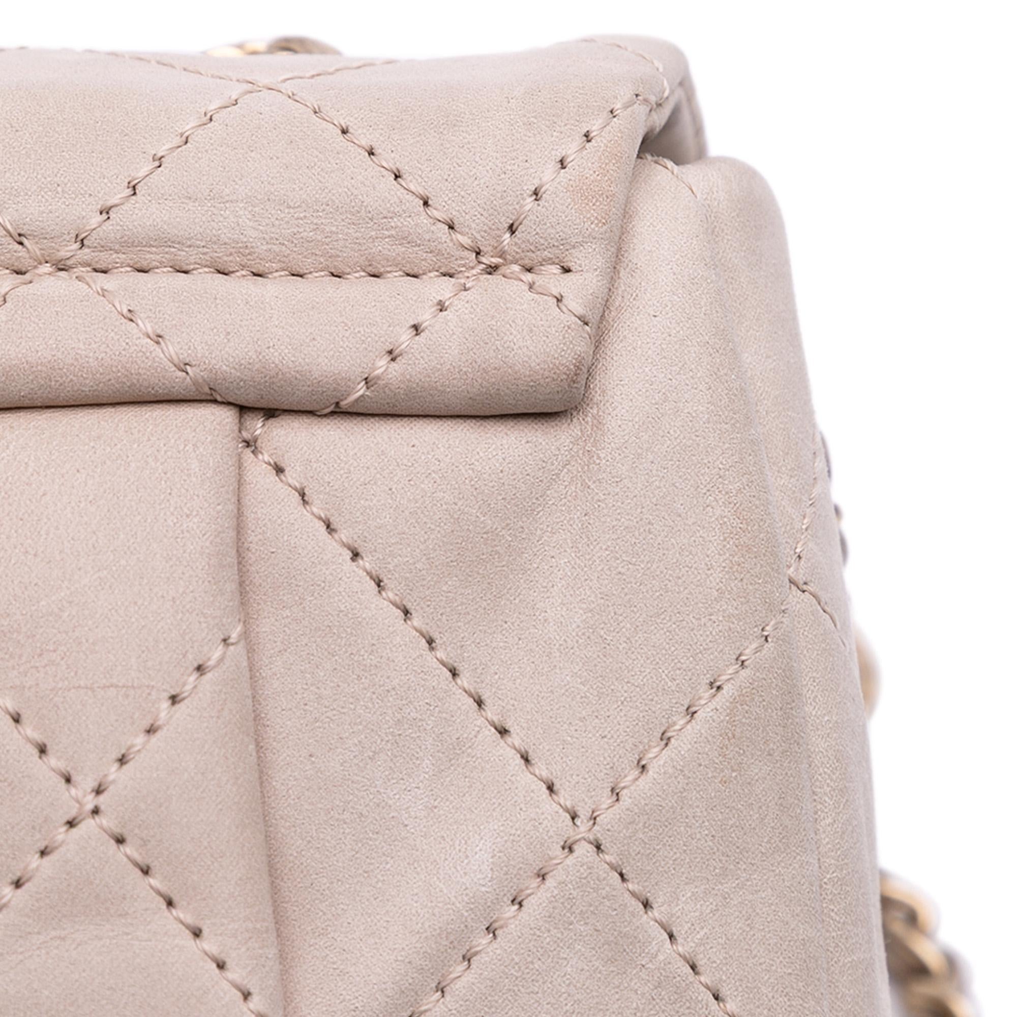 Chanel Small Aged Calfskin Chic Quilt Flap