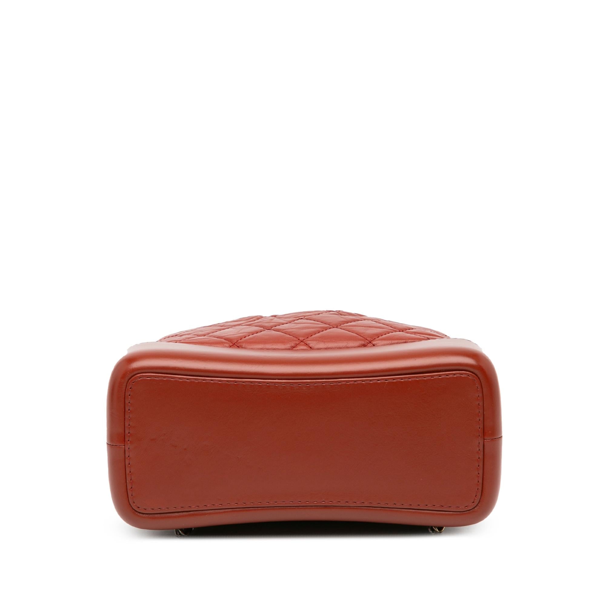 Chanel Small Aged Calfskin Gabrielle Backpack (SHG-8ZCvnd)