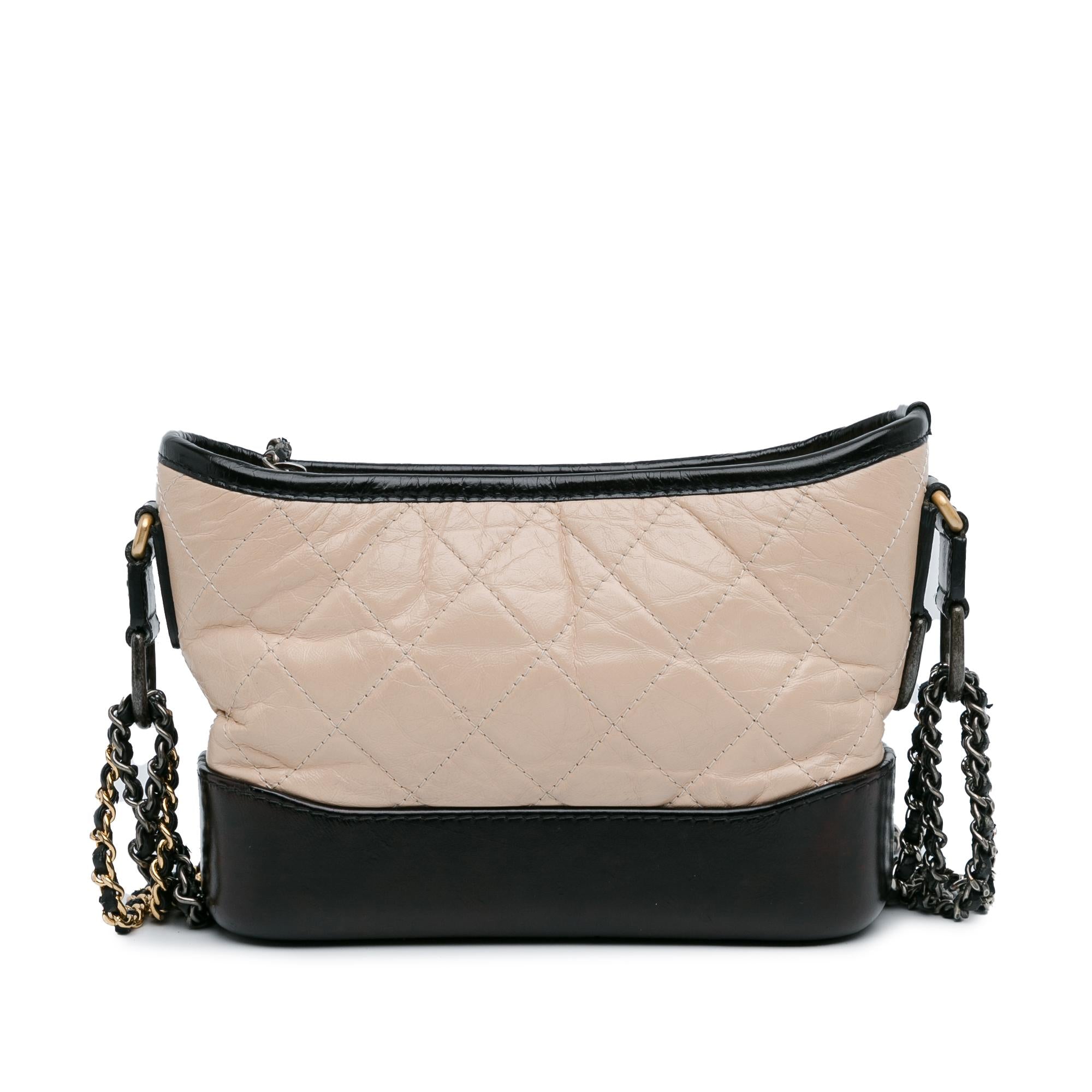 Chanel Small Aged Calfskin Gabrielle Hobo (SHG-BZRlCl)