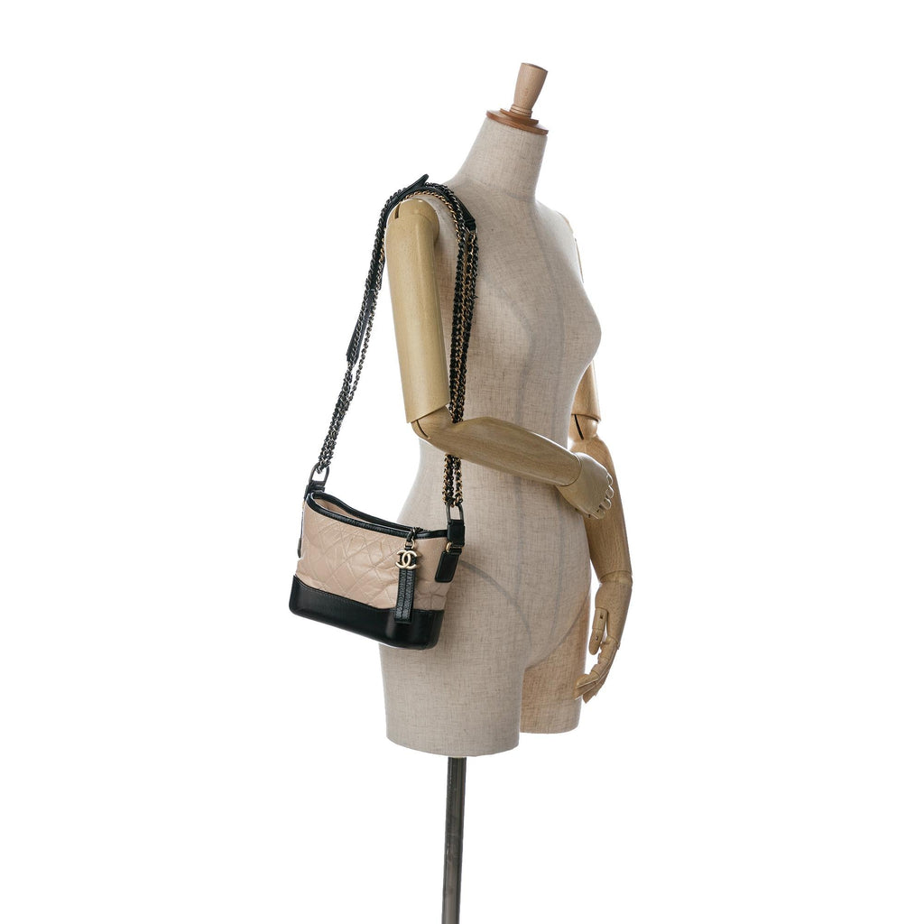Chanel Small Aged Calfskin Gabrielle Hobo (SHG-BZRlCl)