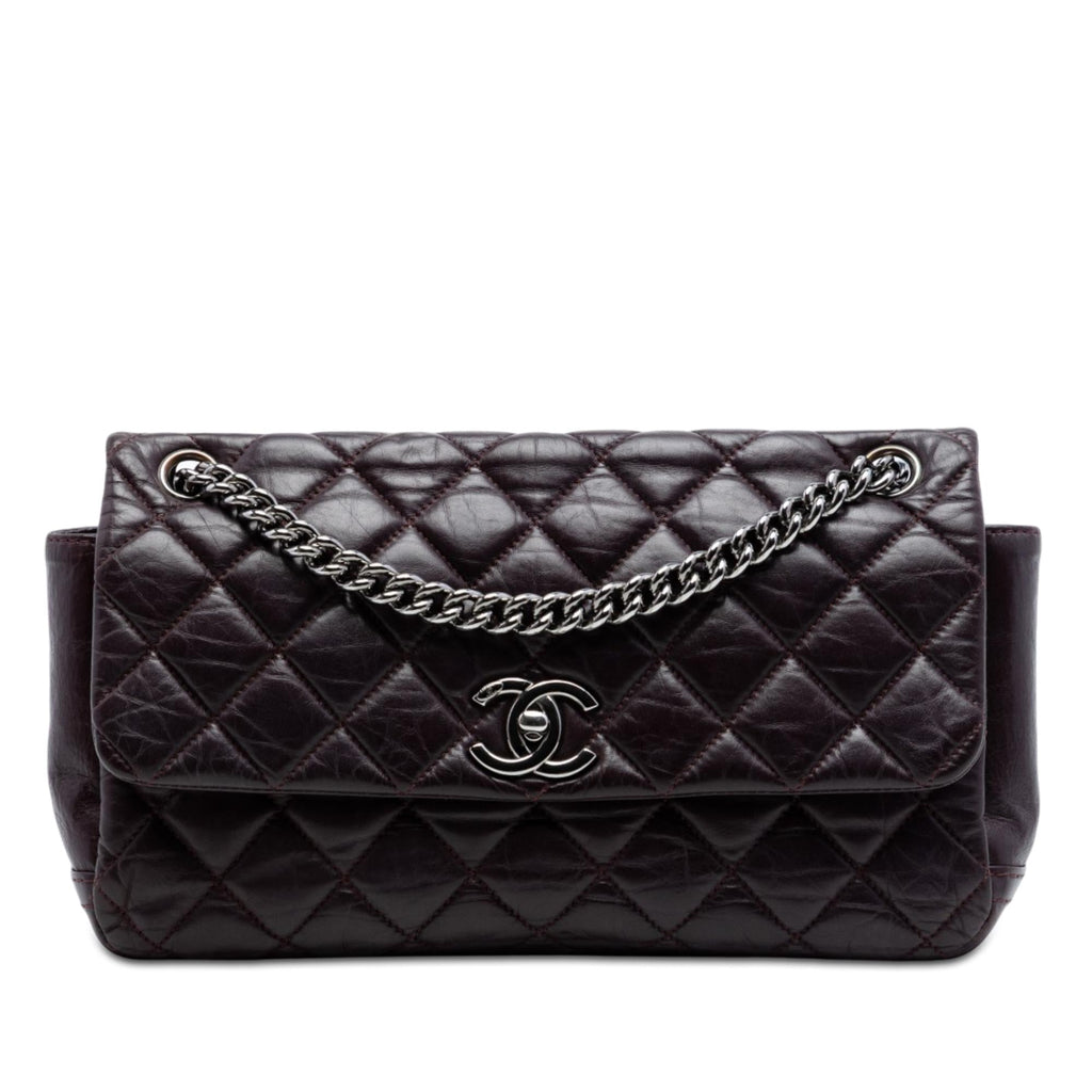 Chanel Small Aged Calfskin Lady Pearly Flap