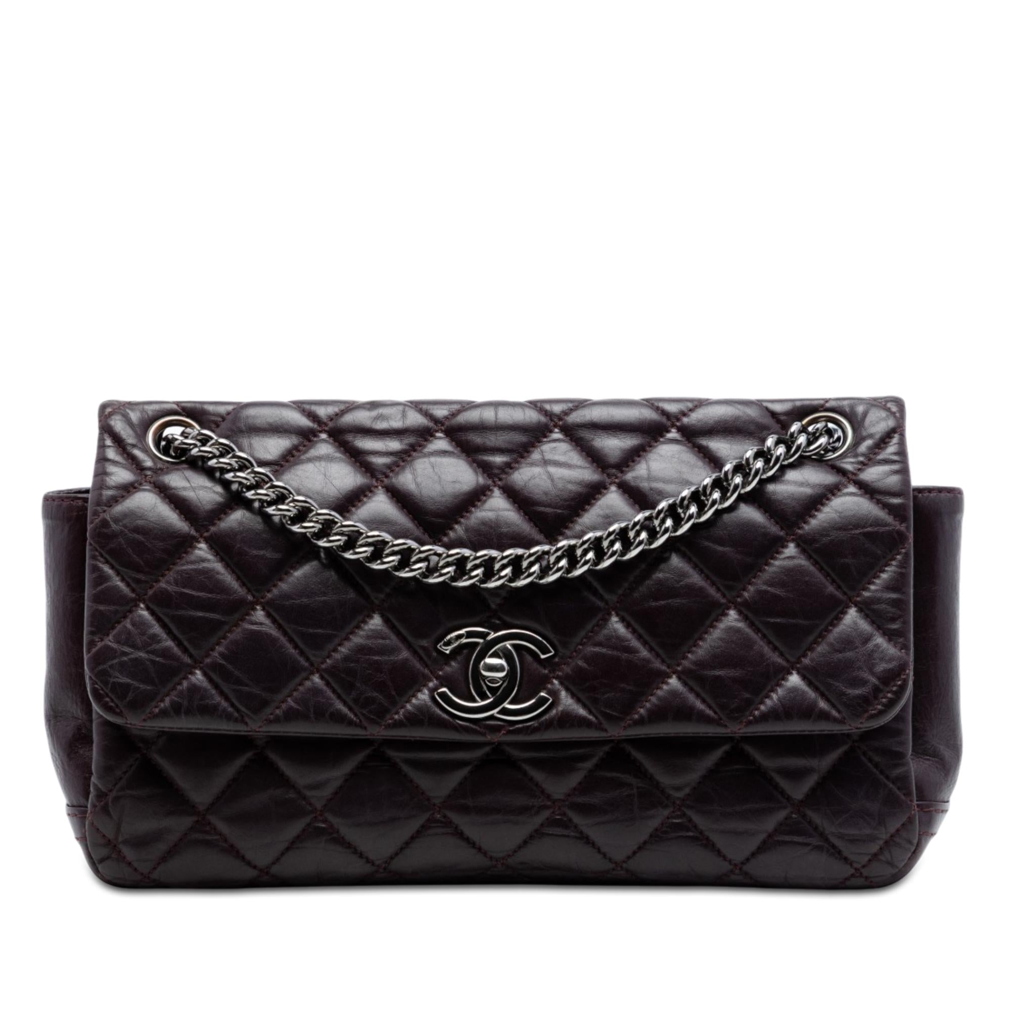 Chanel Small Aged Calfskin Lady Pearly Flap