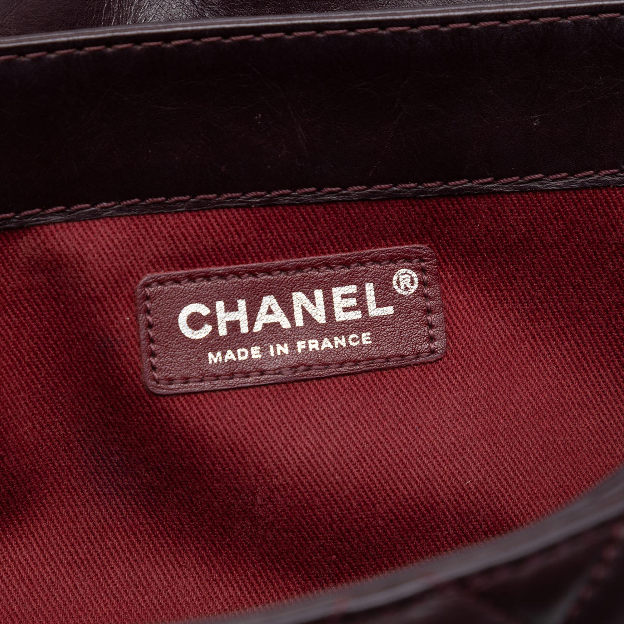 Chanel Small Aged Calfskin Lady Pearly Flap