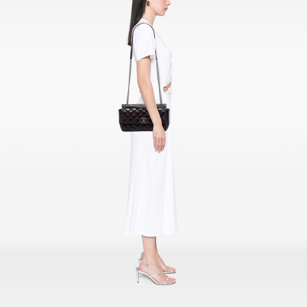 Chanel Small Aged Calfskin Lady Pearly Flap