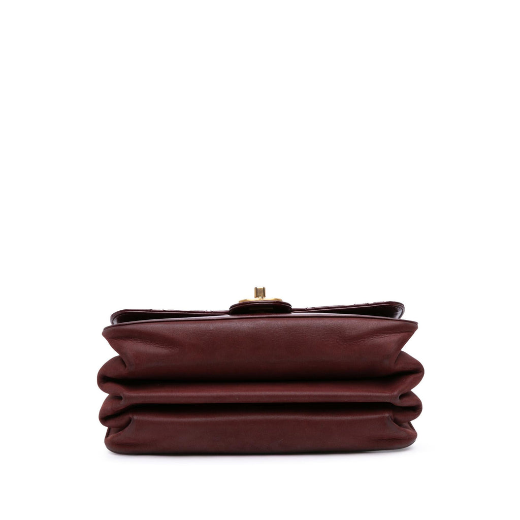 Chanel Small Aged Calfskin Straight Lined Flap
