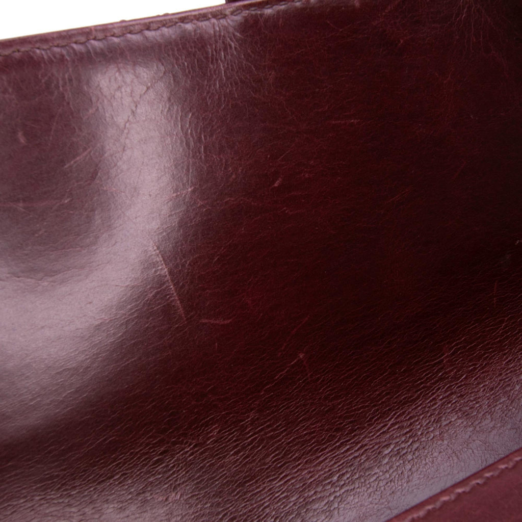 Chanel Small Aged Calfskin Straight Lined Flap