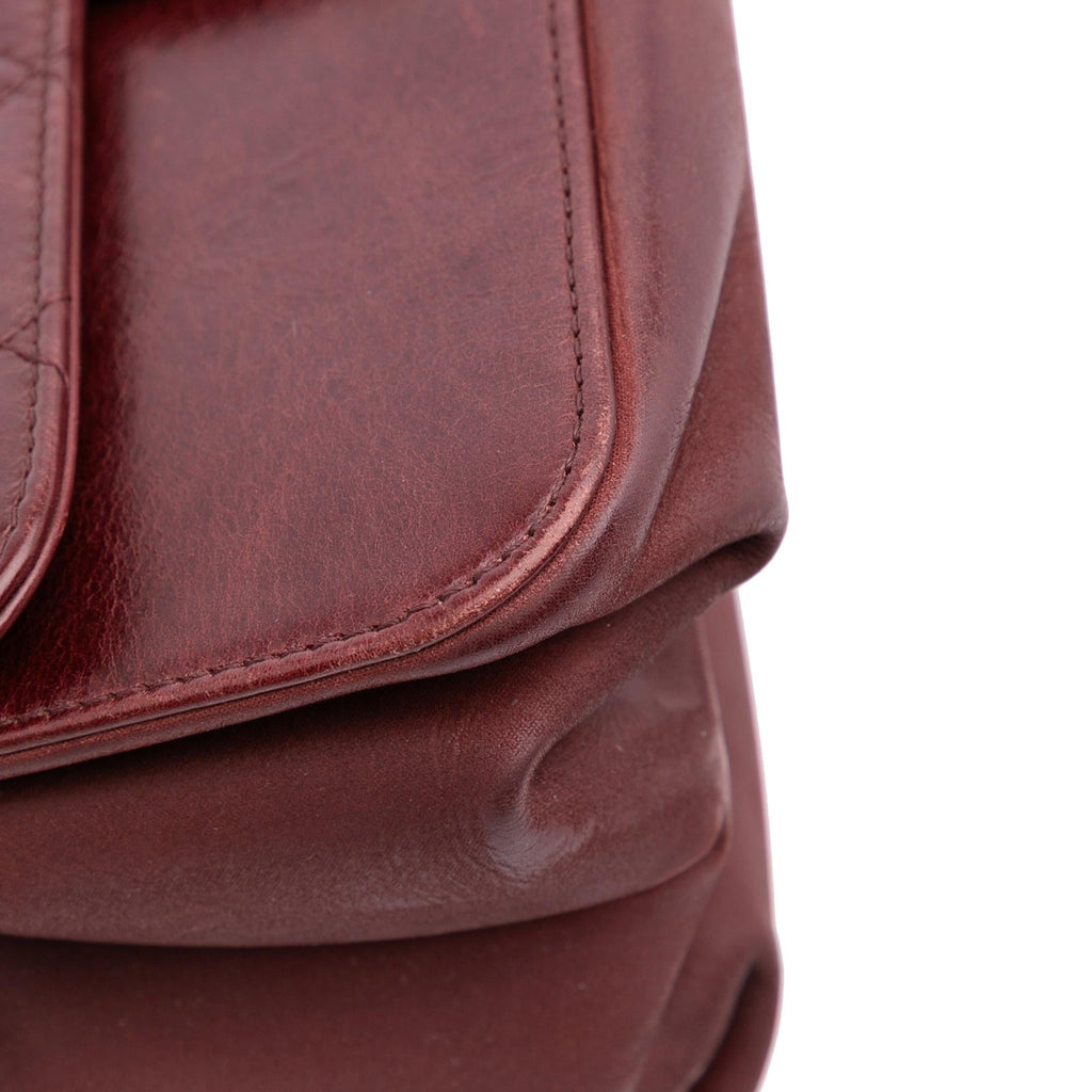 Chanel Small Aged Calfskin Straight Lined Flap