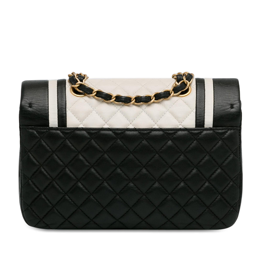 Chanel Small Bicolor Lambskin Paris Cosmopolite Flap (SHG-yTuQ45)