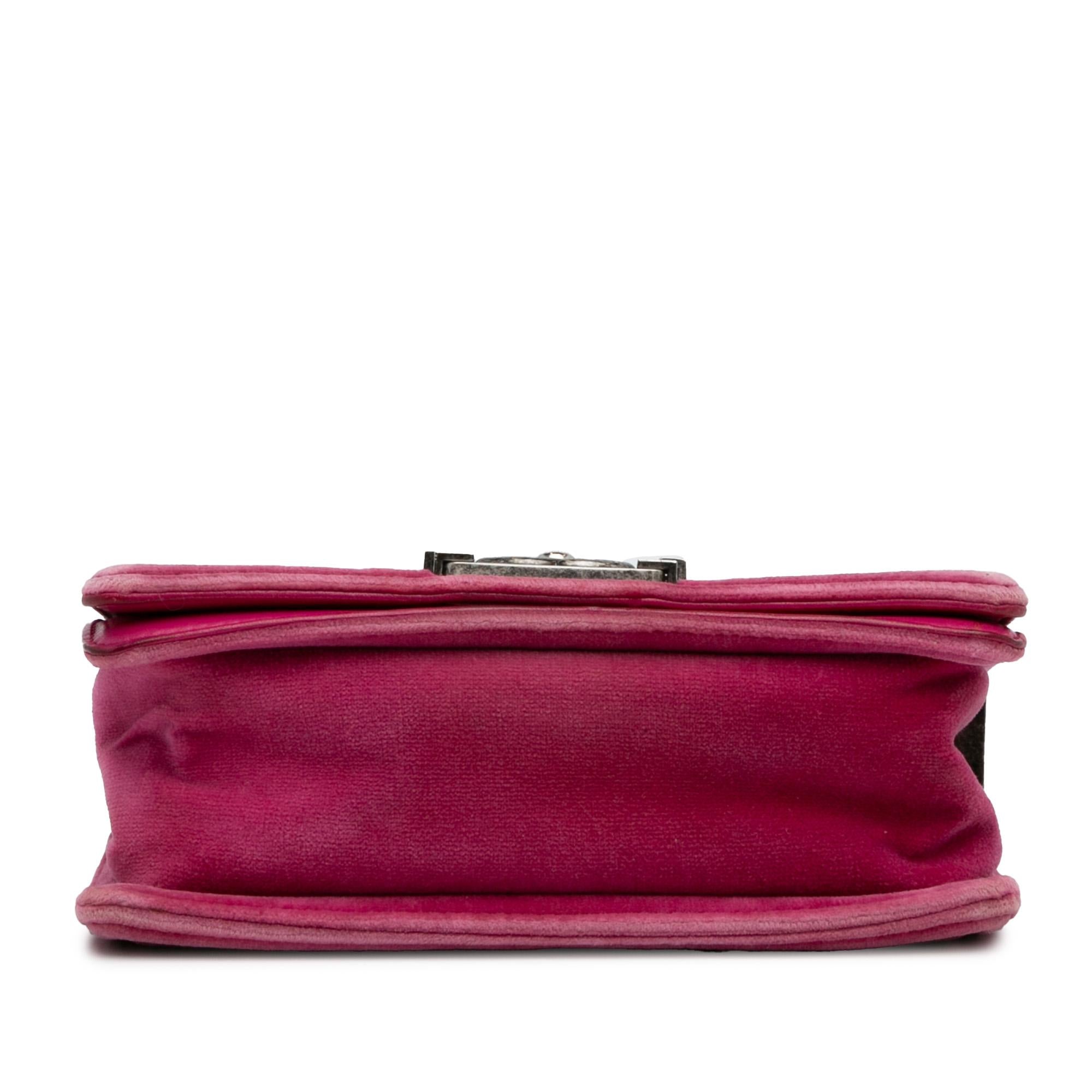 Chanel Small Boy Velvet Flap Bag (SHG-p1JjYJ)