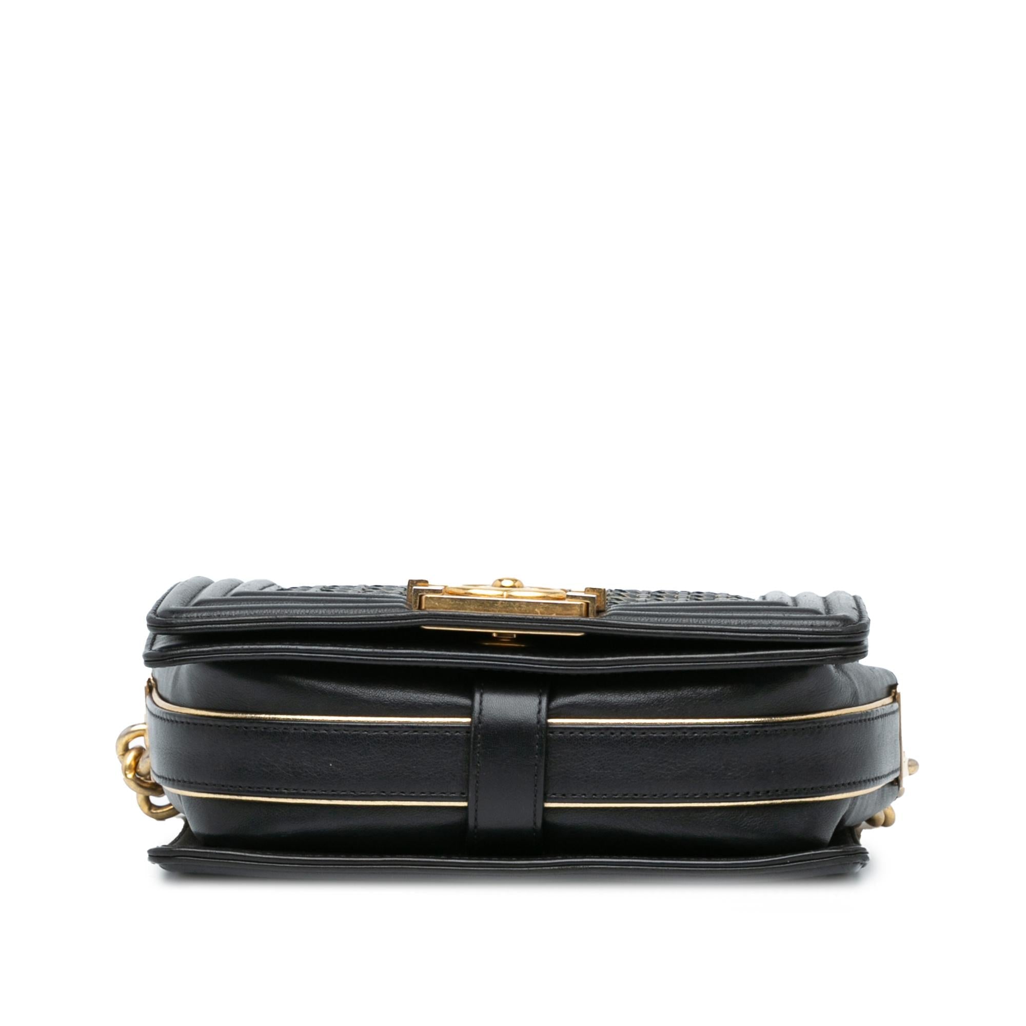 Chanel Small Braided Sheepskin Boy Flap (SHG-3XvapB)