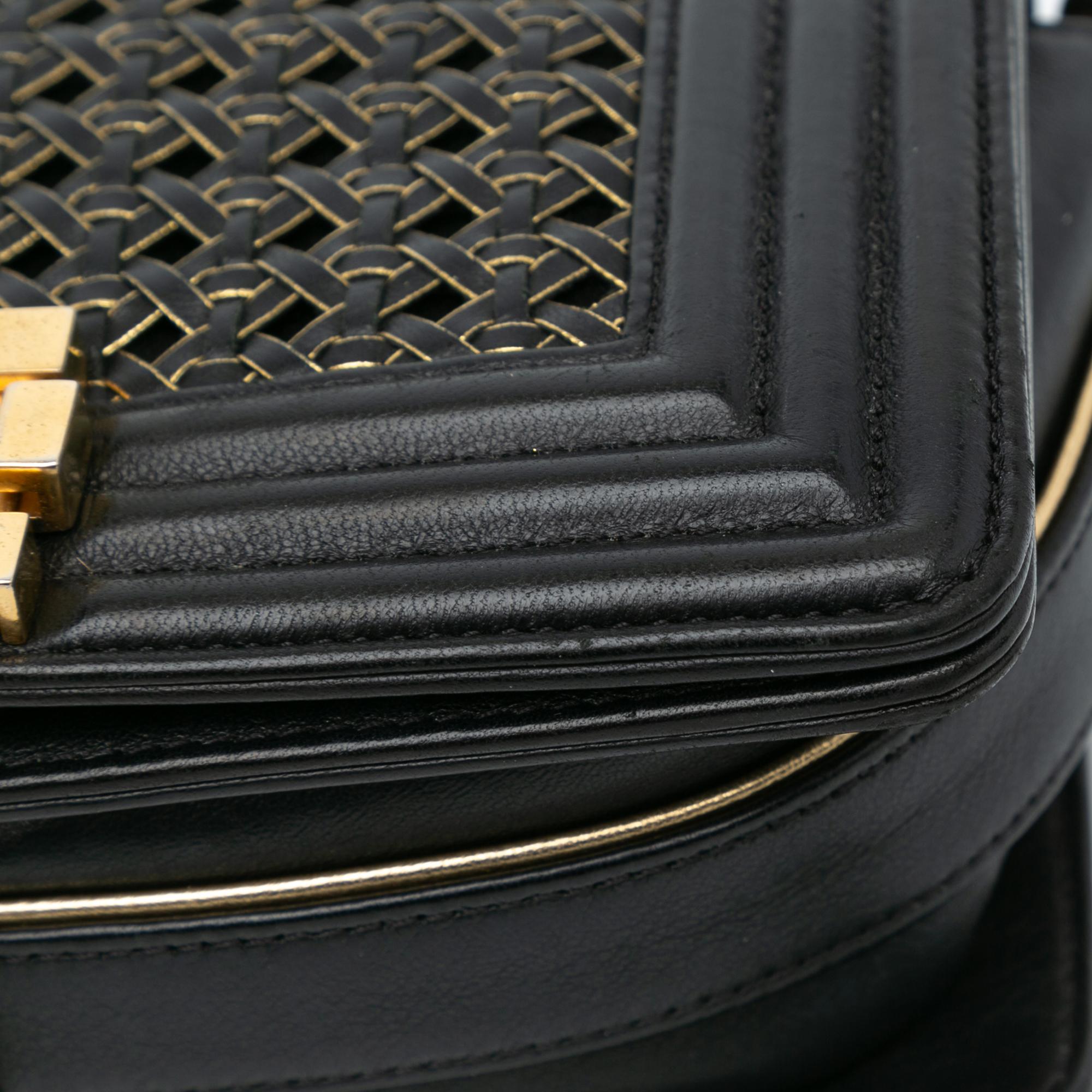 Chanel Small Braided Sheepskin Boy Flap (SHG-3XvapB)