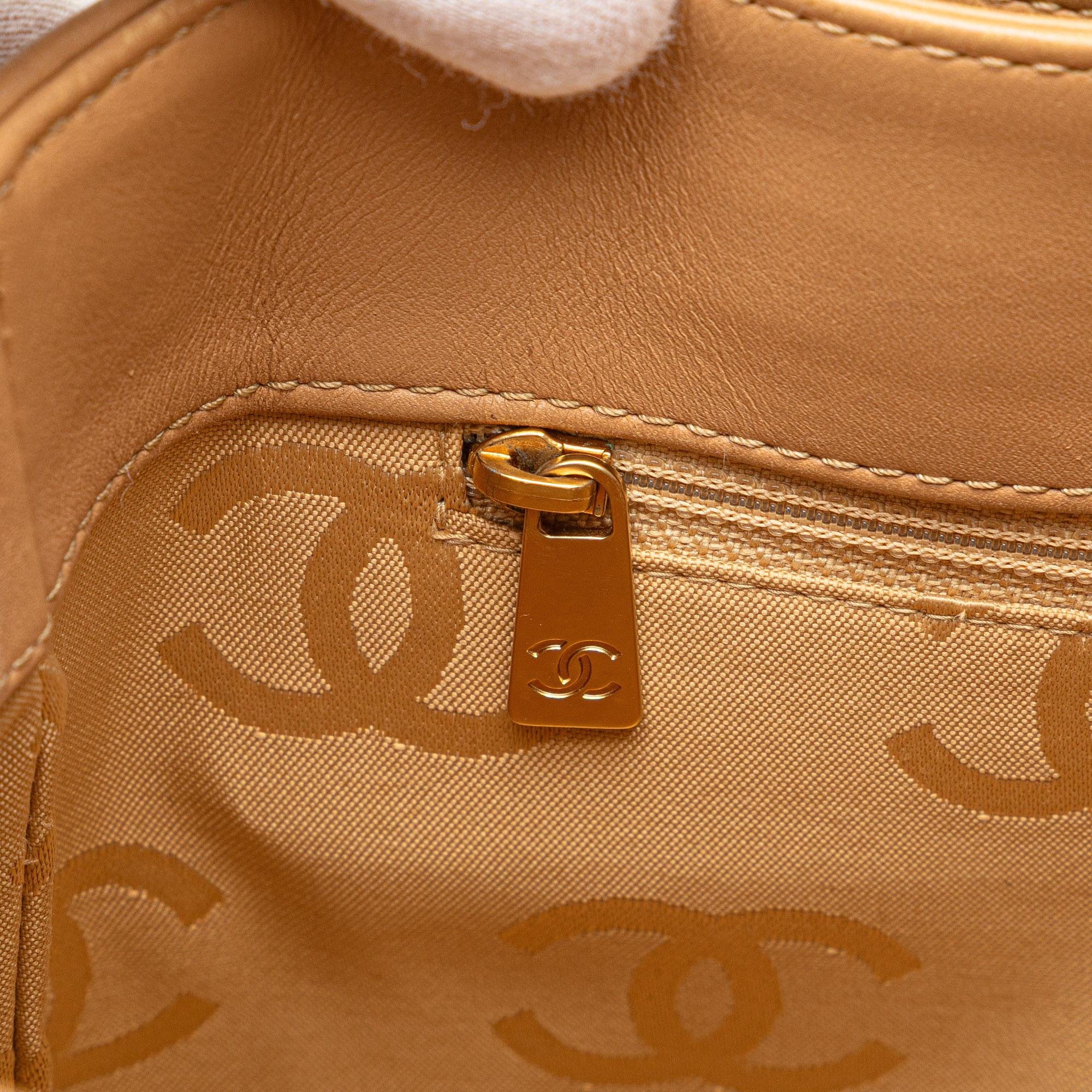 Chanel Small CC Calfskin Wild Stitch Tote
