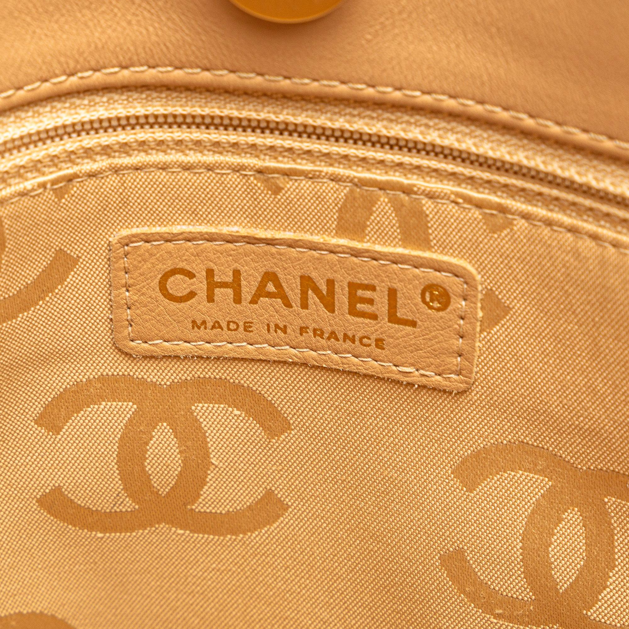 Chanel Small CC Calfskin Wild Stitch Tote