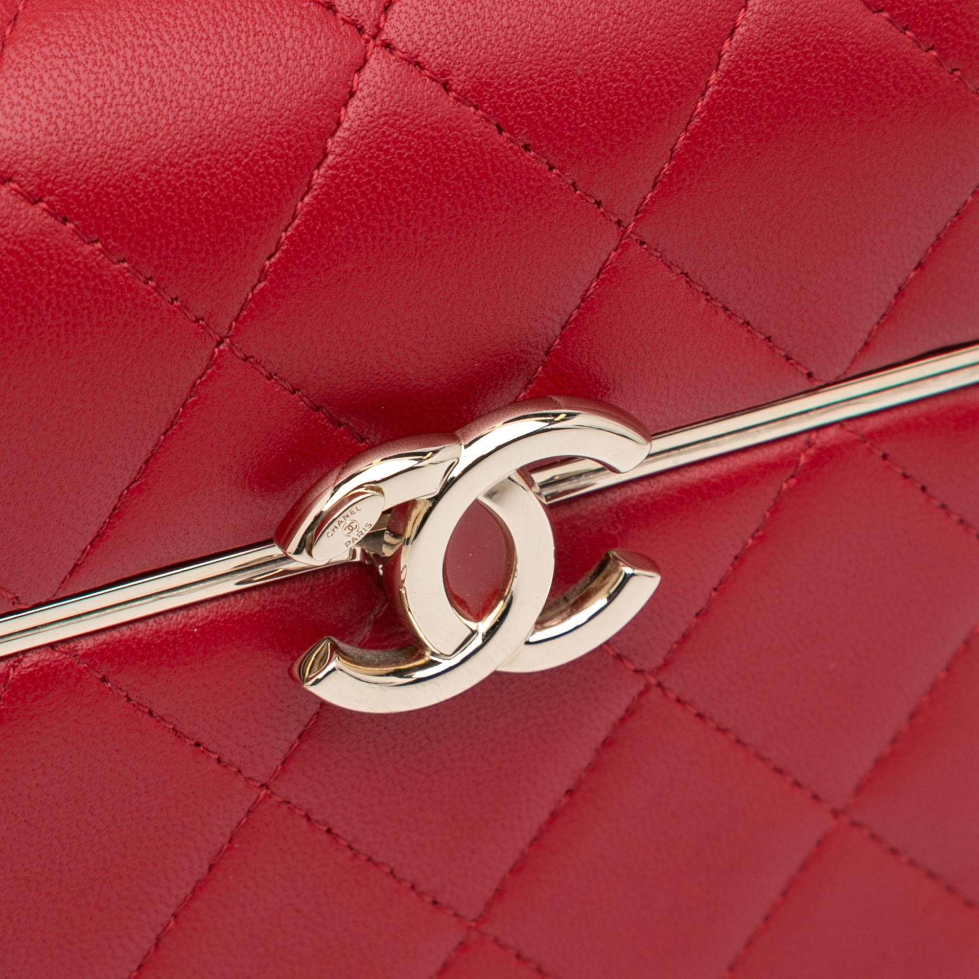 Chanel Small CC Lambskin Box Vanity with Chain