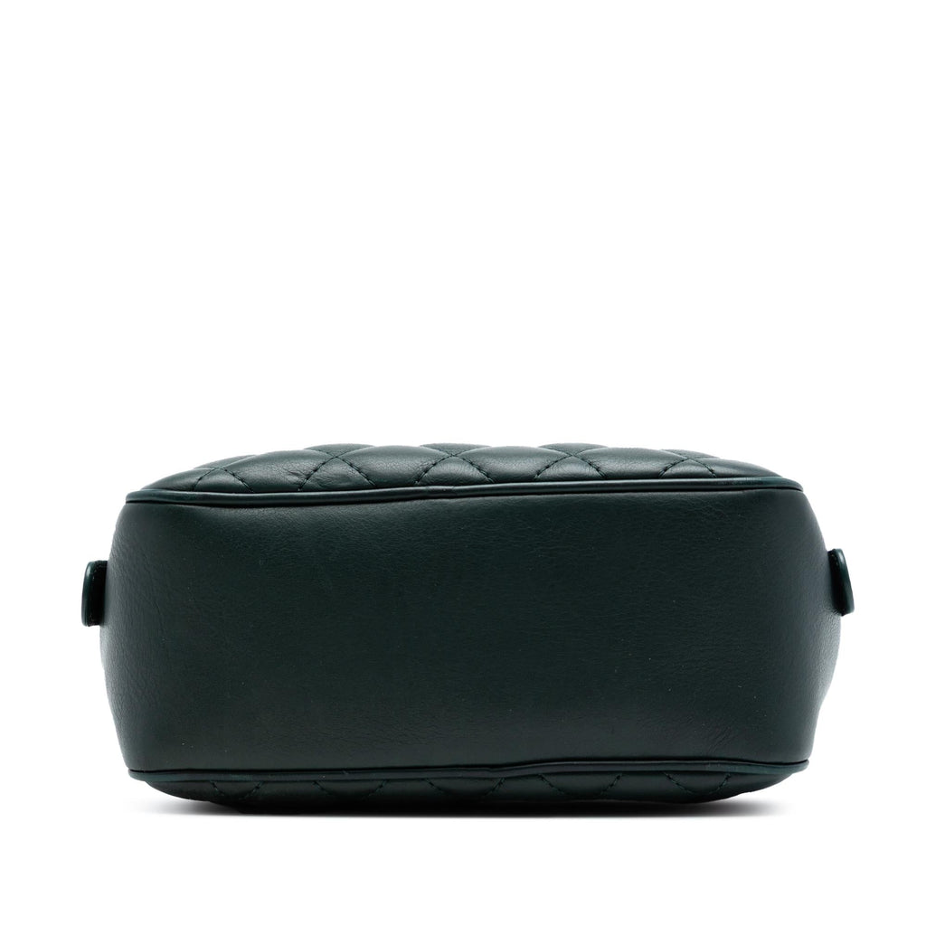 Chanel Small CC Quilted Calfskin Top Handle Vanity Case with Chain