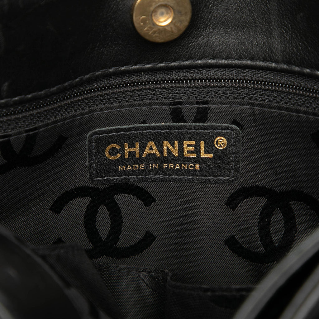 Chanel Small CC Quilted Calfskin Wild Stitch Tote