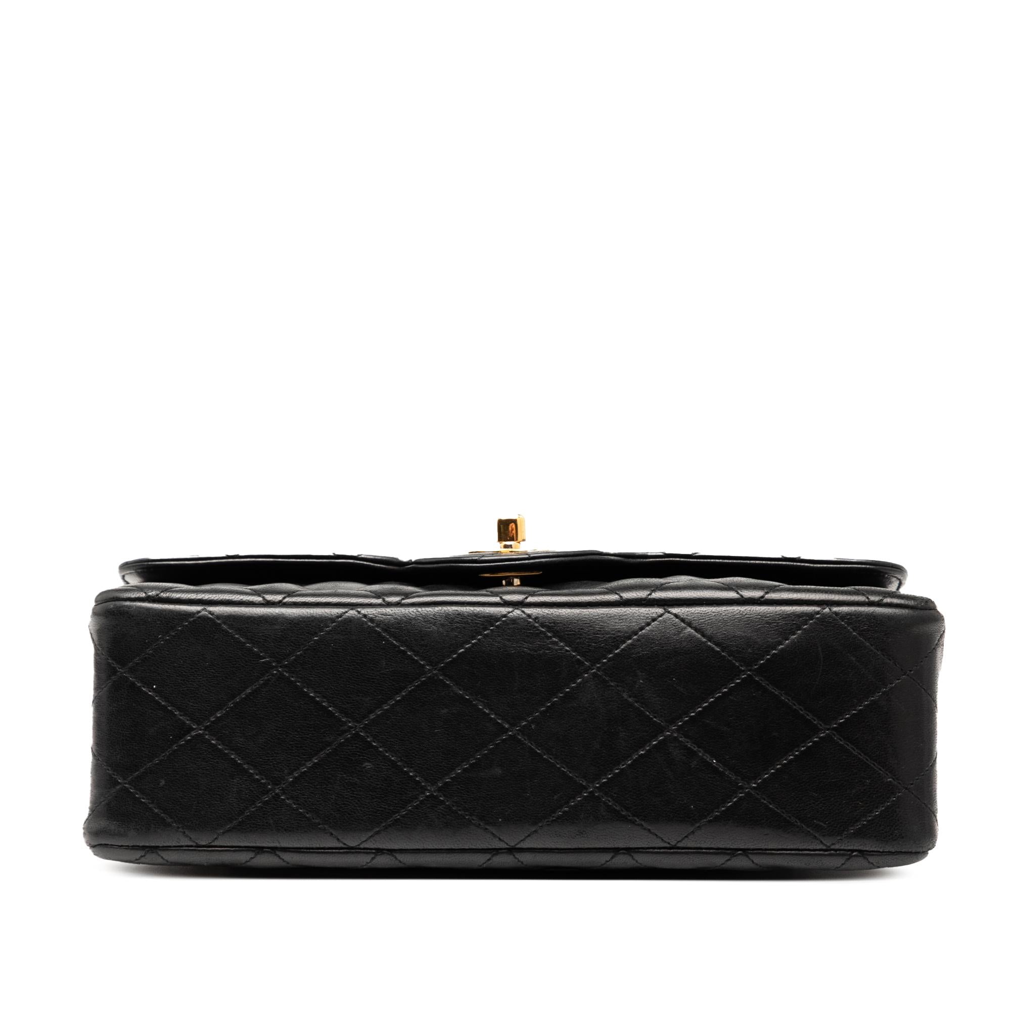 Chanel Small CC Quilted Lambskin Double Flap