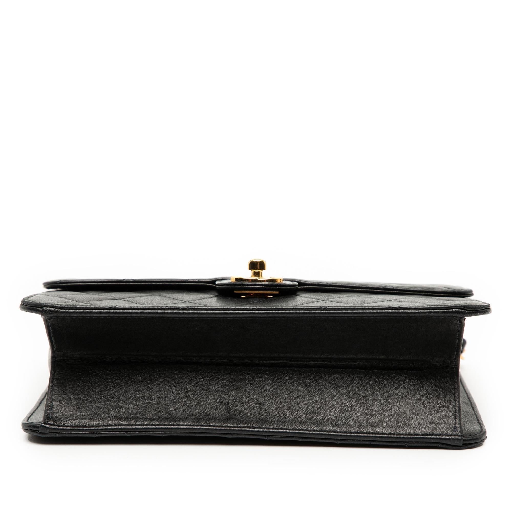Chanel Small CC Quilted Lambskin Single Flap