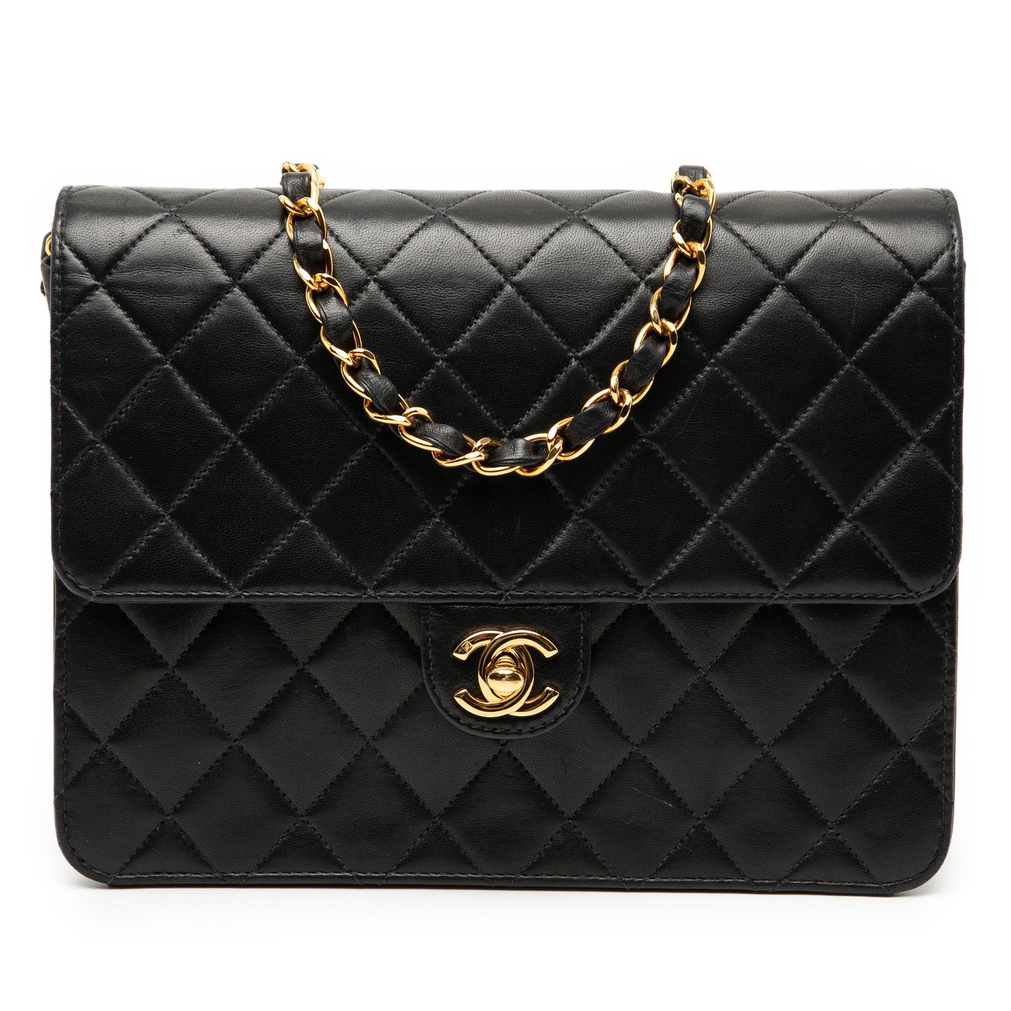 Chanel Small CC Quilted Lambskin Single Flap