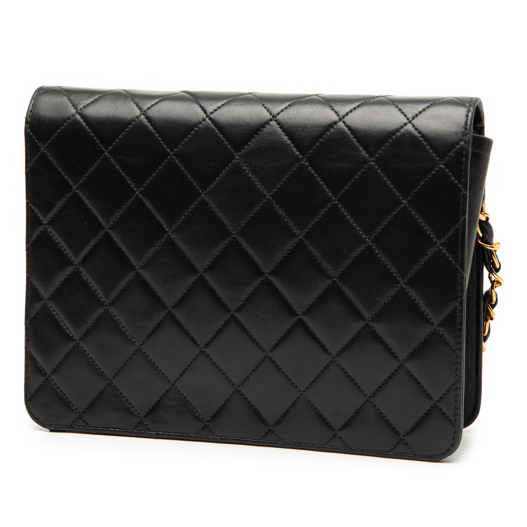 Chanel Small CC Quilted Lambskin Single Flap