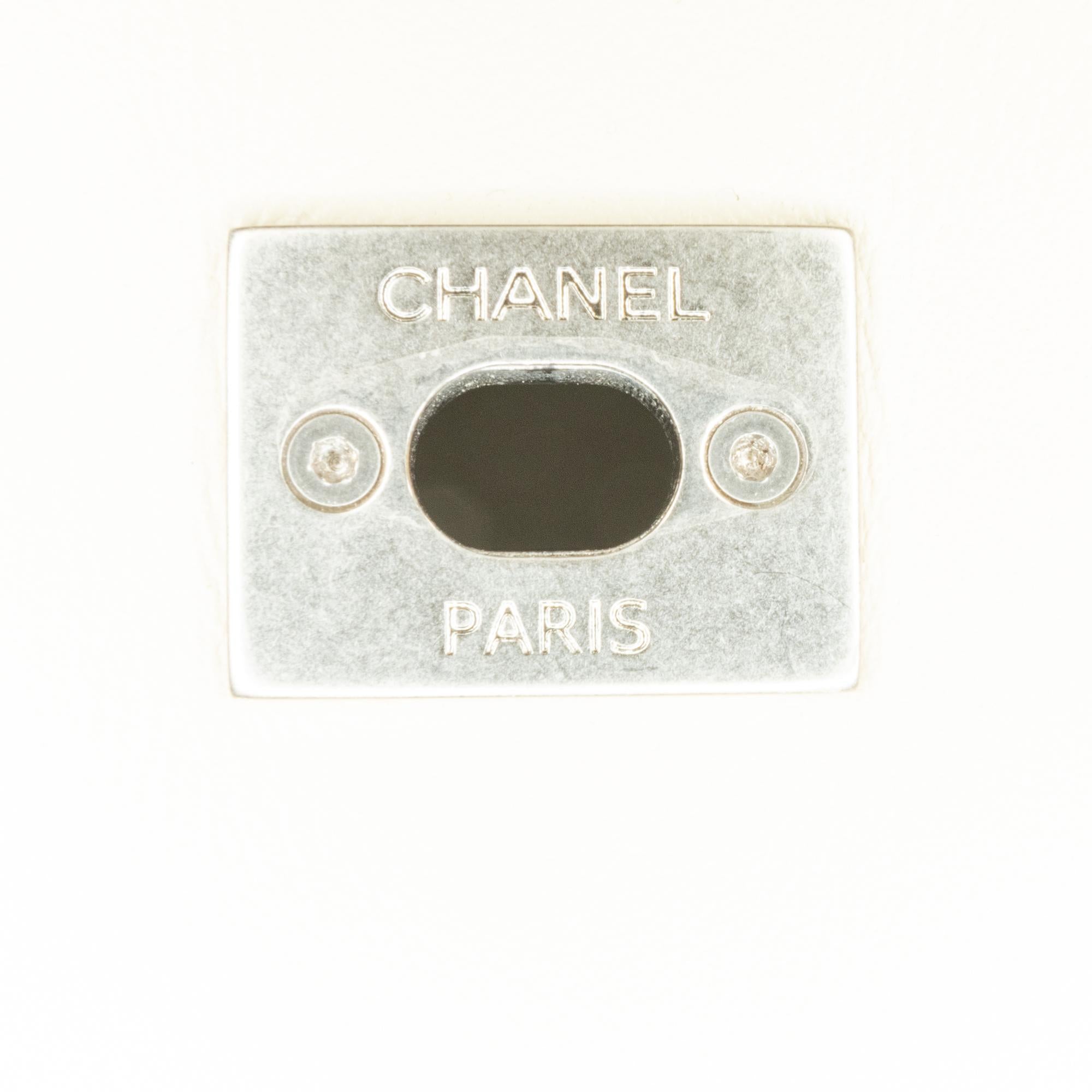 Chanel Small Calfskin Coco Eyelets Round Flap (SHG-J36UdW)