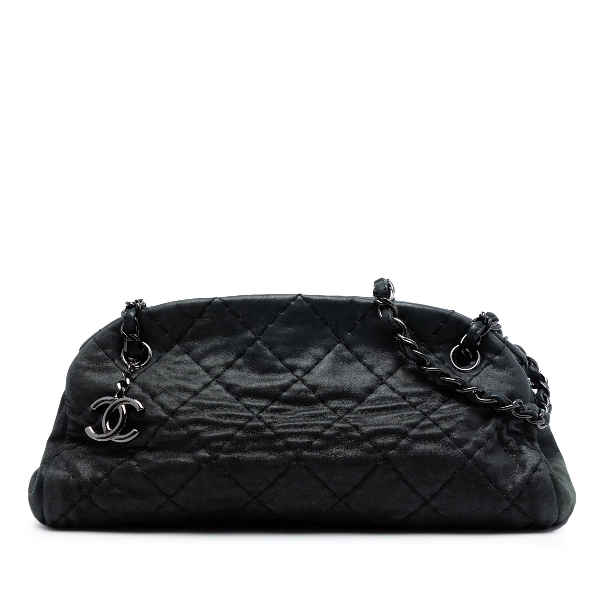 Chanel Small Calfskin Just Mademoiselle Bowling Bag