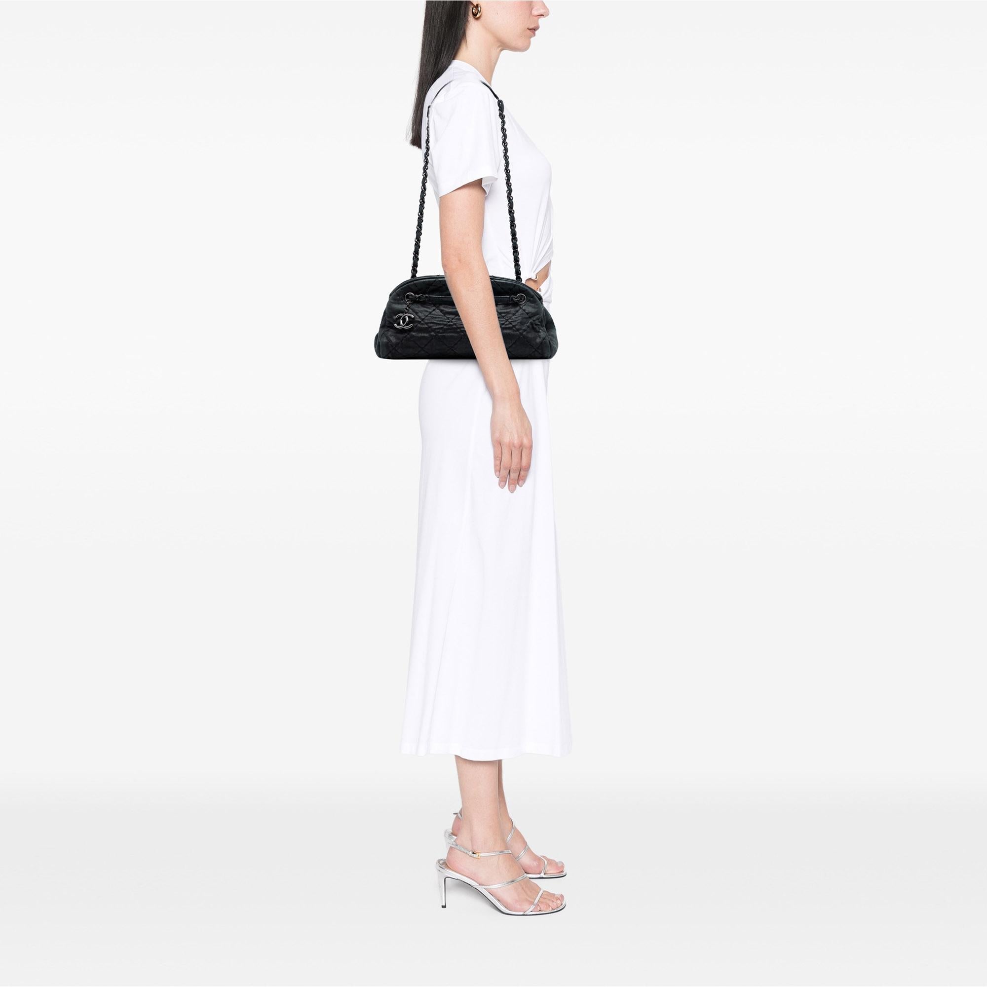 Chanel Small Calfskin Just Mademoiselle Bowling Bag