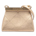 Chanel Small Calfskin Kiss Lock Frame Bag