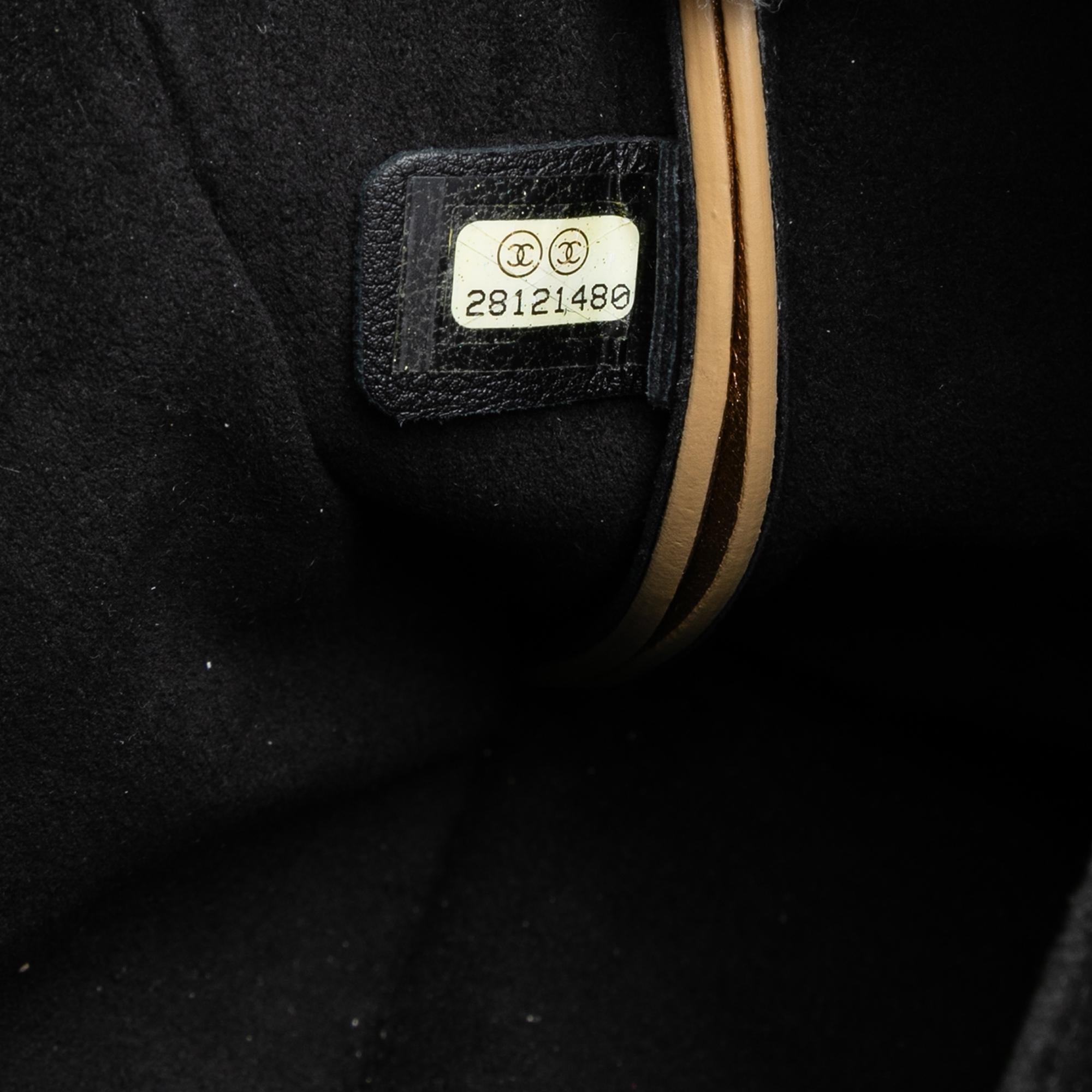Chanel Small Calfskin Kiss Lock Frame Bag