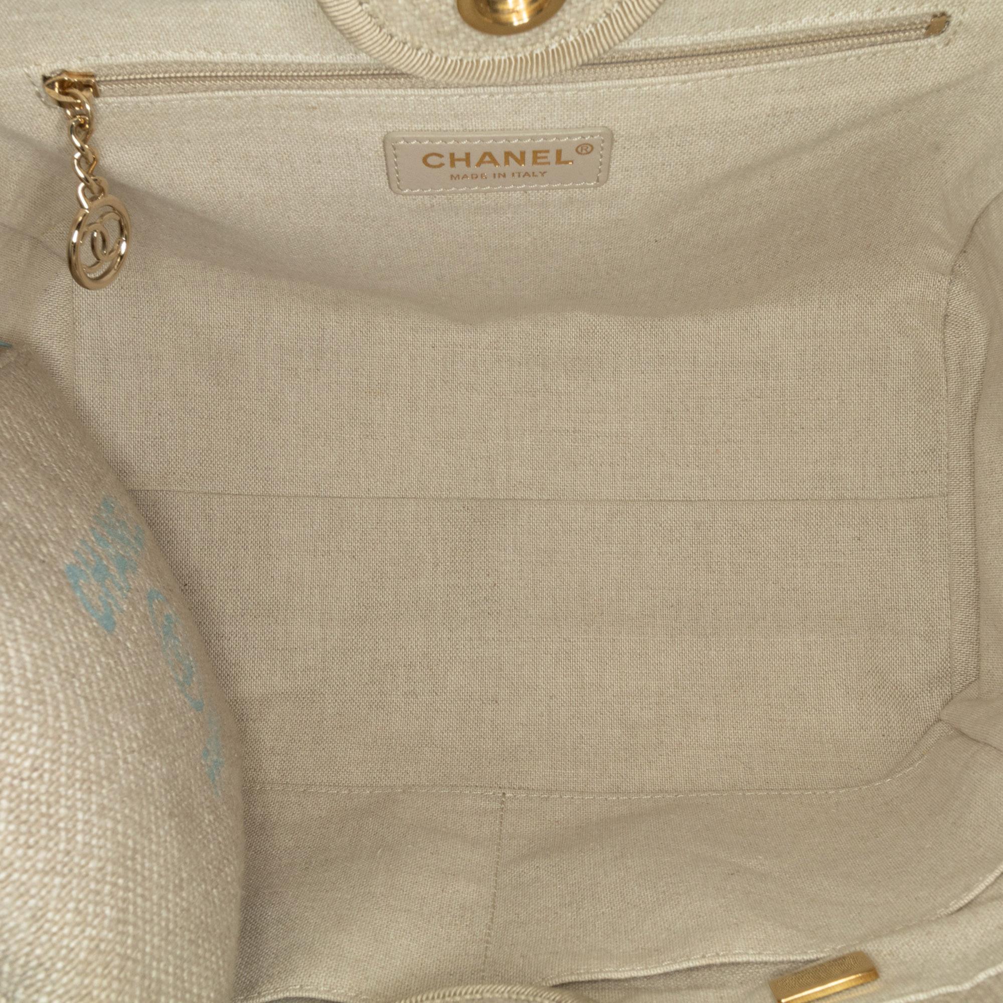Chanel Small Canvas Deauville Satchel (SHG-CZQGuG)