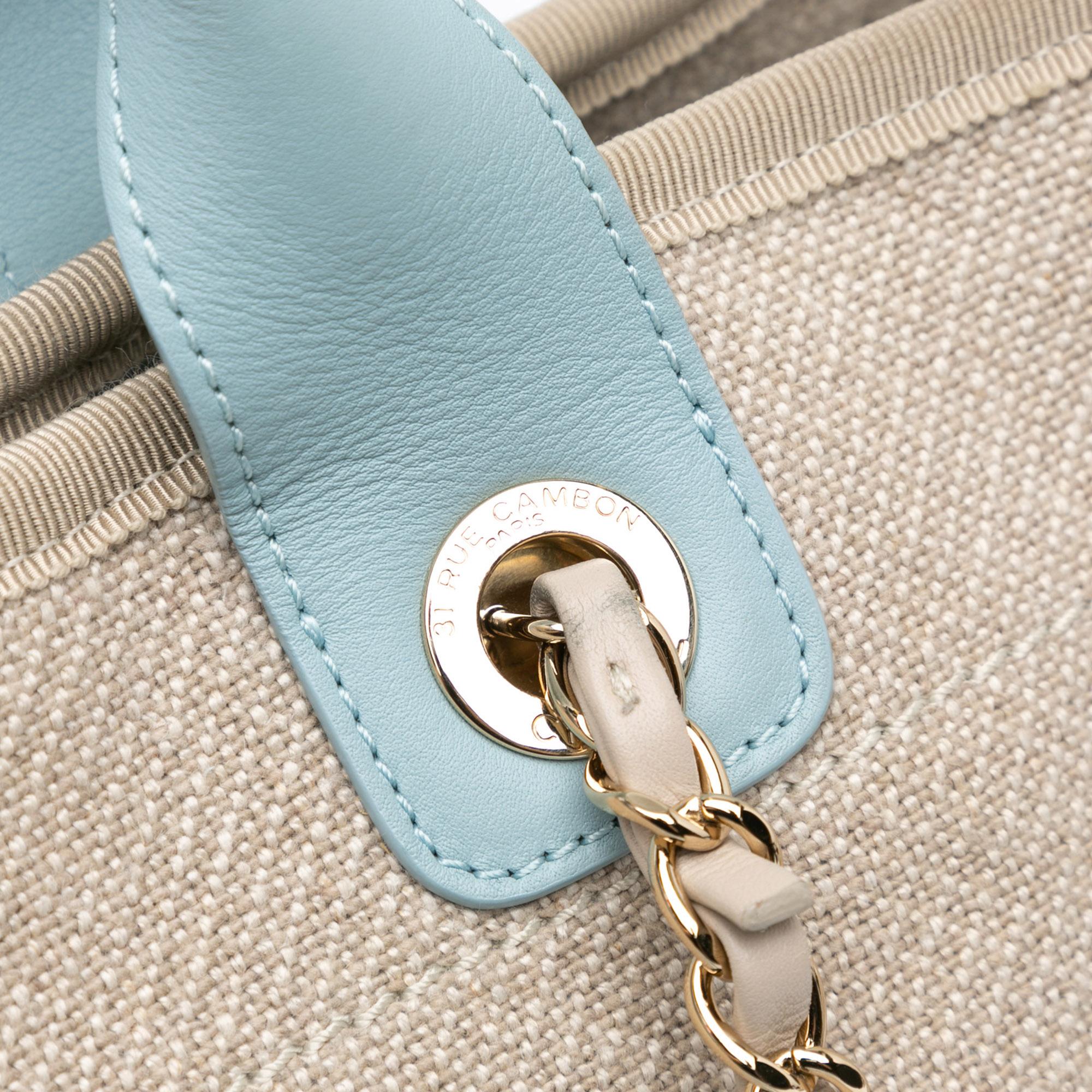 Chanel Small Canvas Deauville Satchel (SHG-CZQGuG)