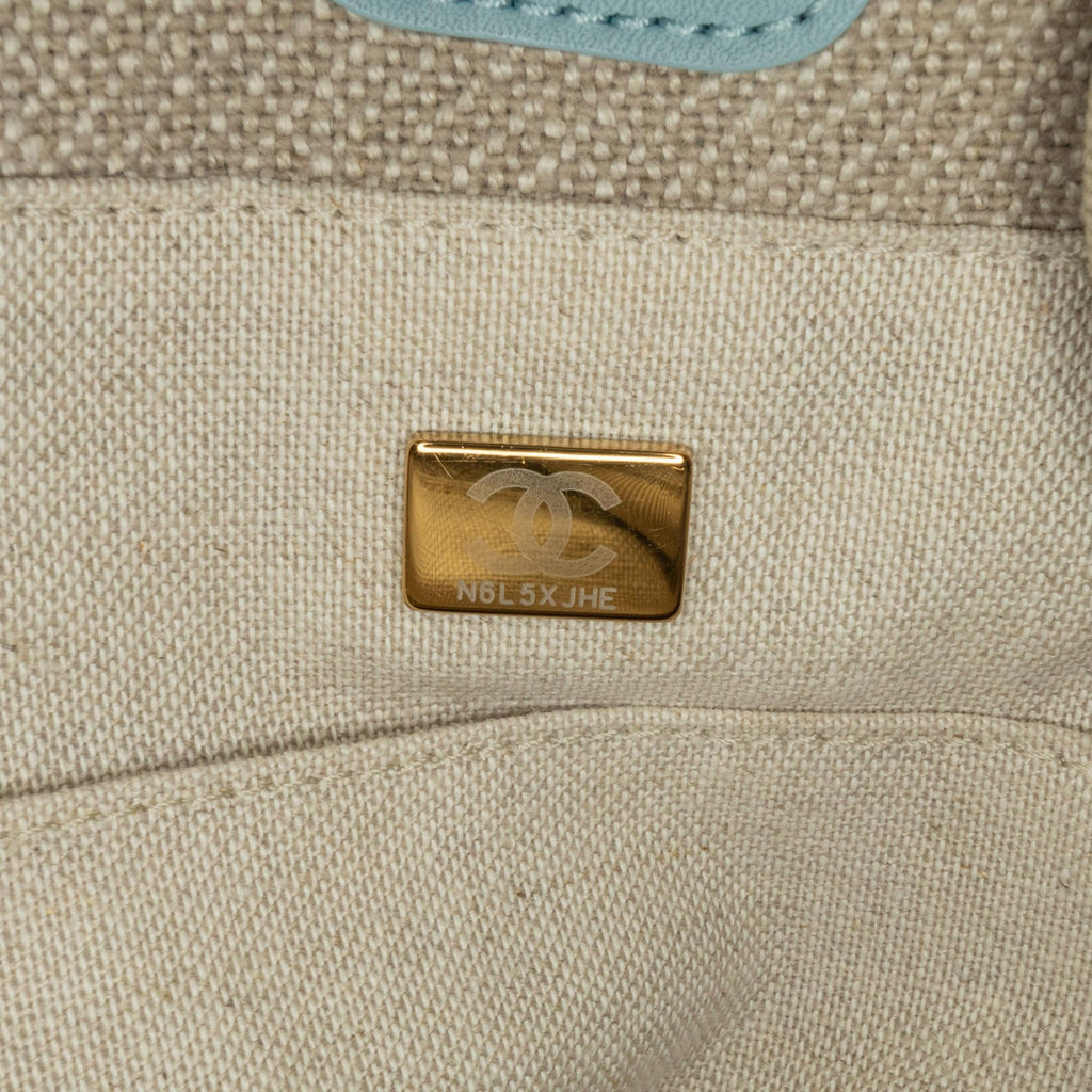Chanel Small Canvas Deauville Satchel (SHG-CZQGuG)