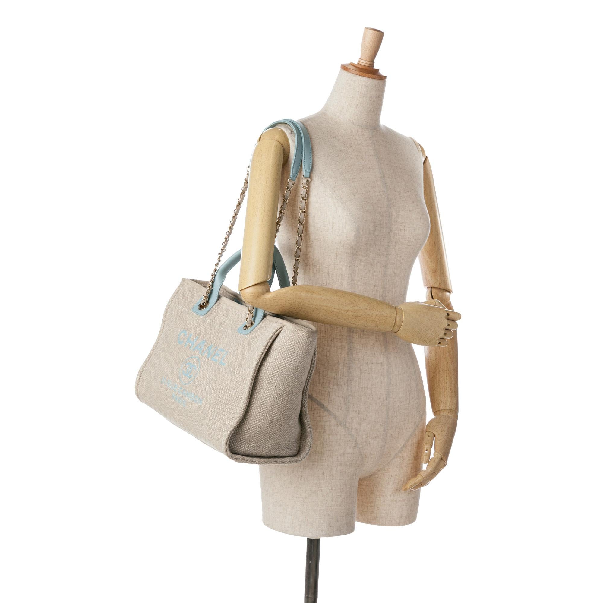 Chanel Small Canvas Deauville Satchel (SHG-CZQGuG)