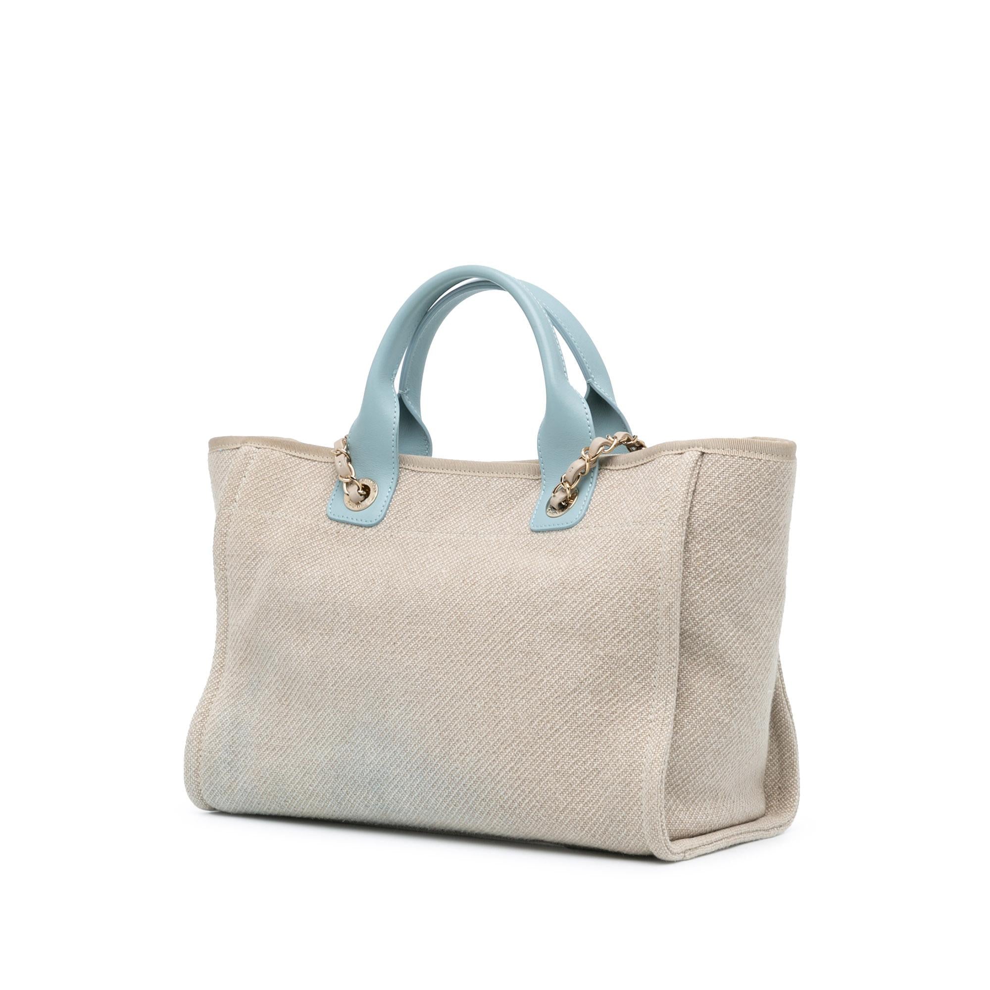 Chanel Small Canvas Deauville Satchel (SHG-CZQGuG)