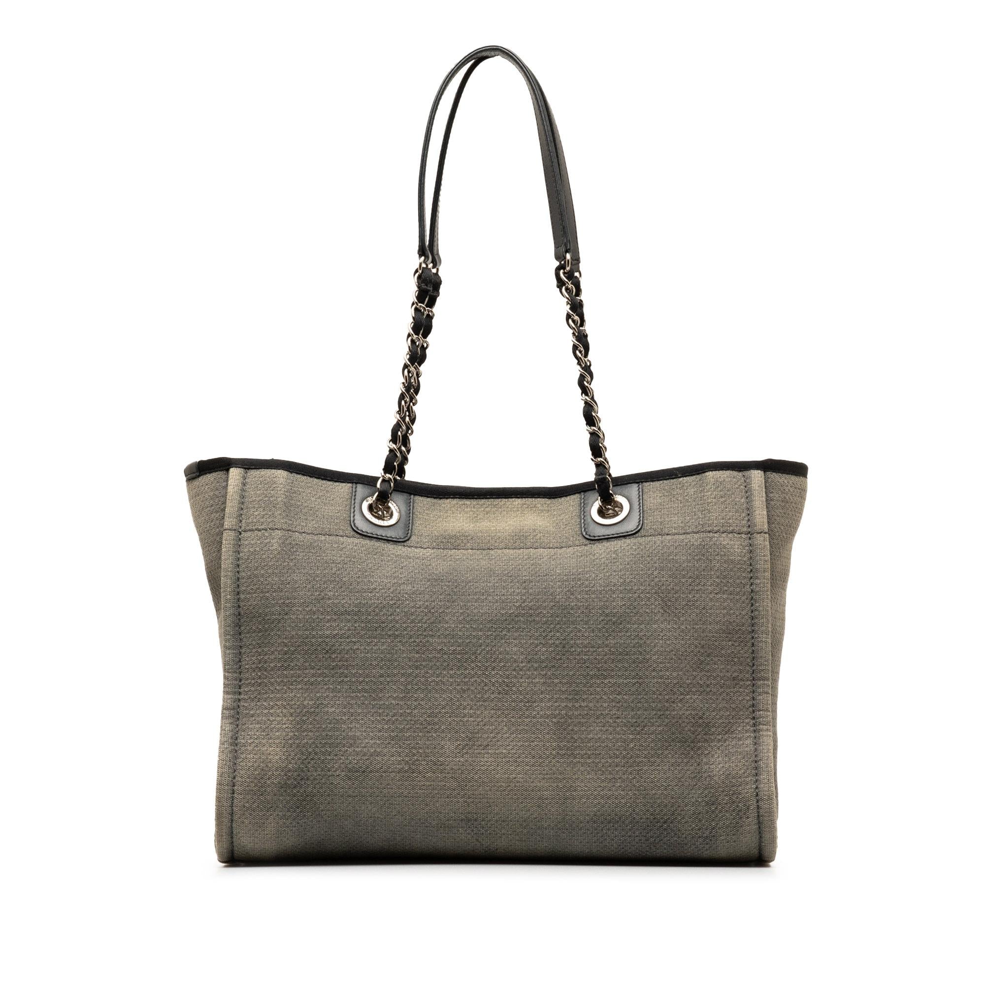Chanel Small Canvas Deauville Tote (SHG-mmN7Cl)